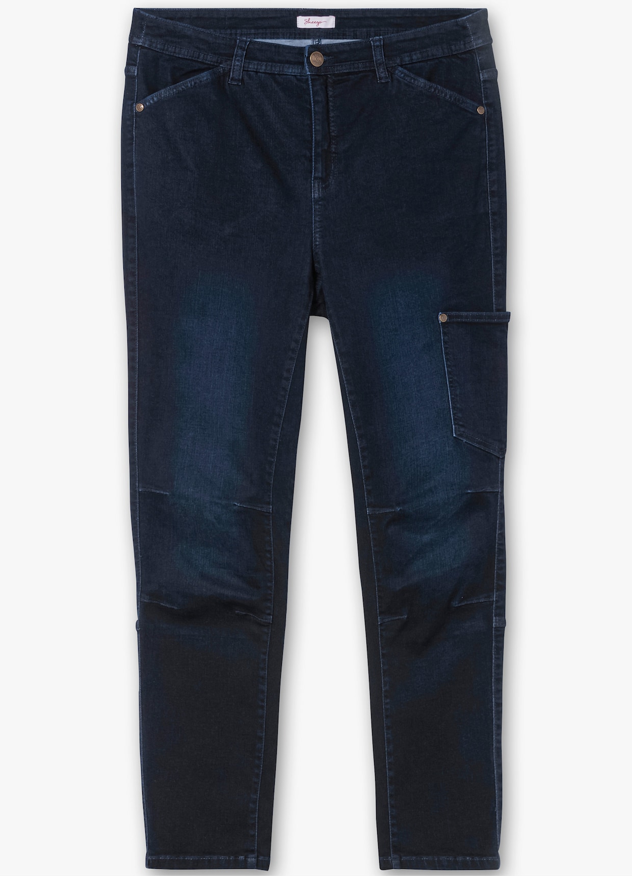 sheego Stretch-Jeans - dark blue denim