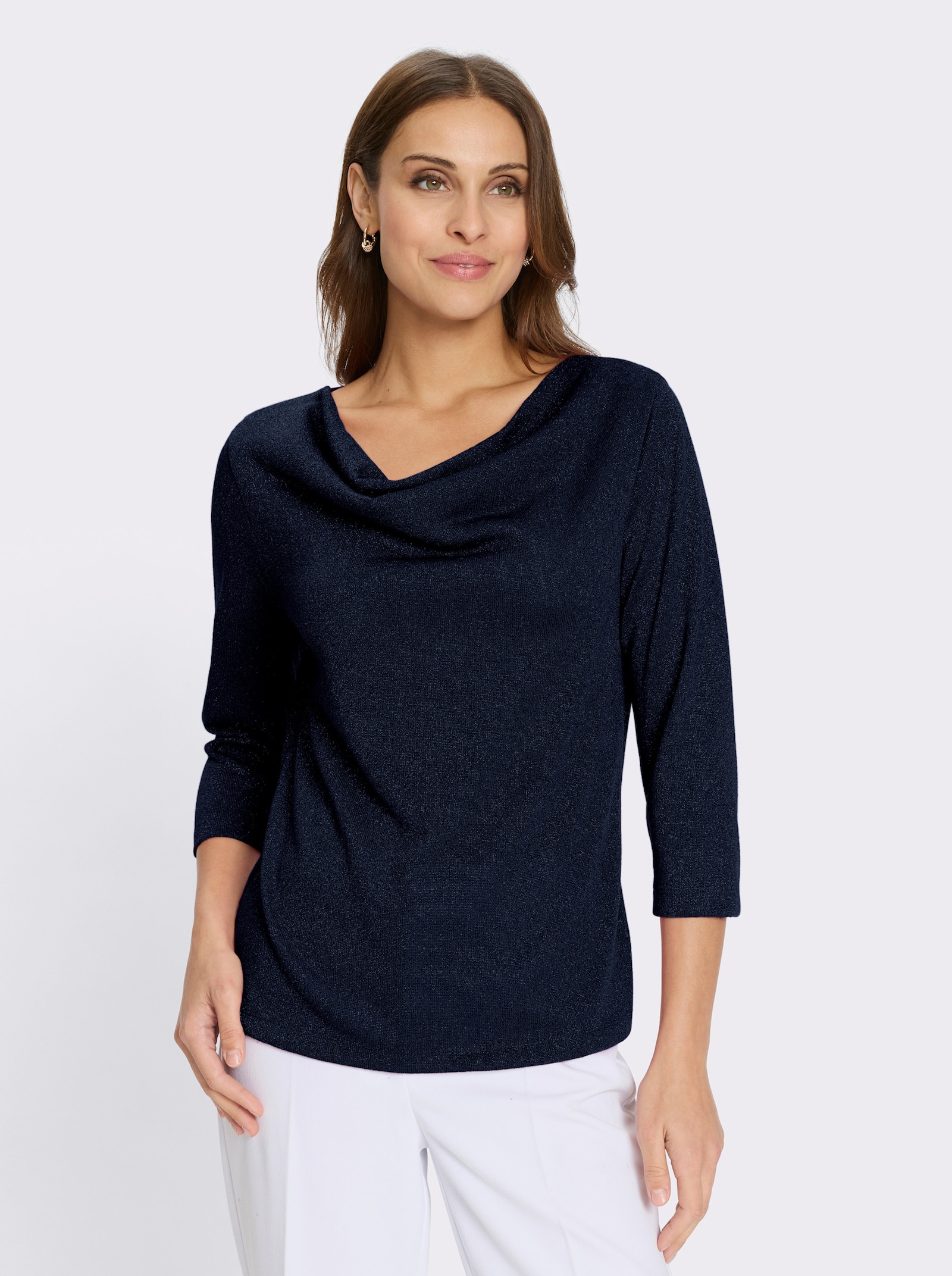 Wasserfallshirt - marine