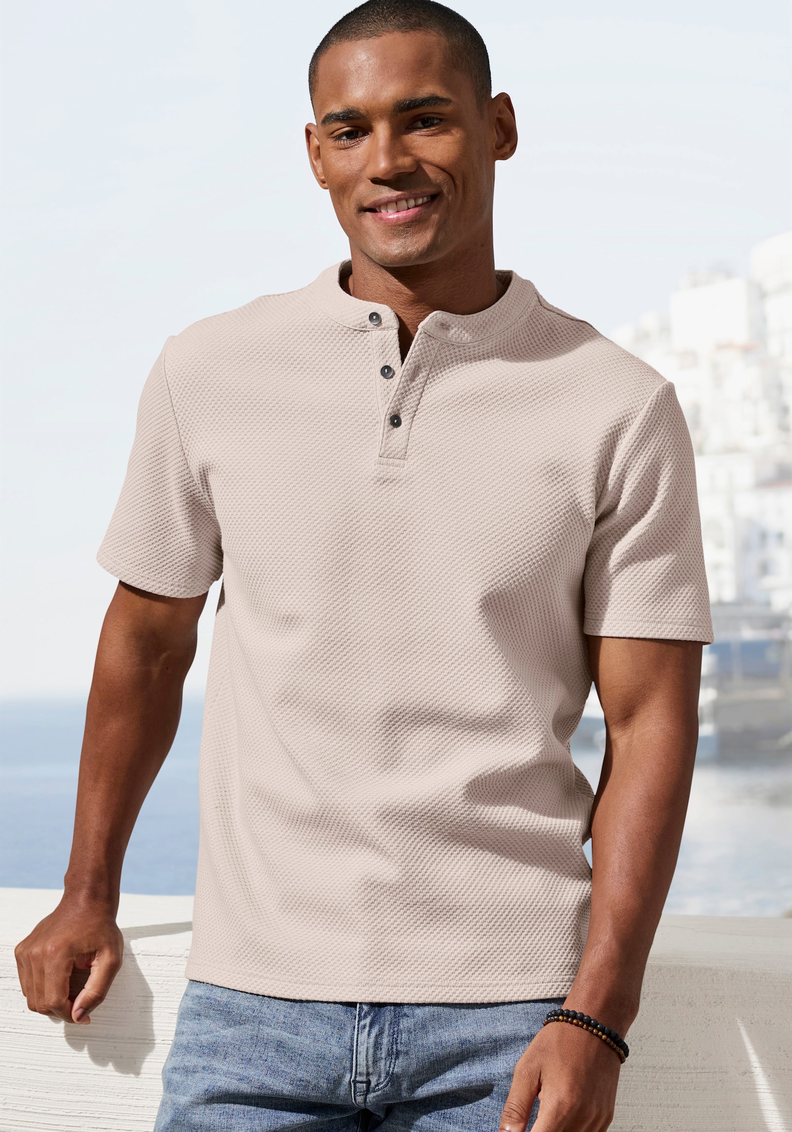 John Devin T-Shirt - creme