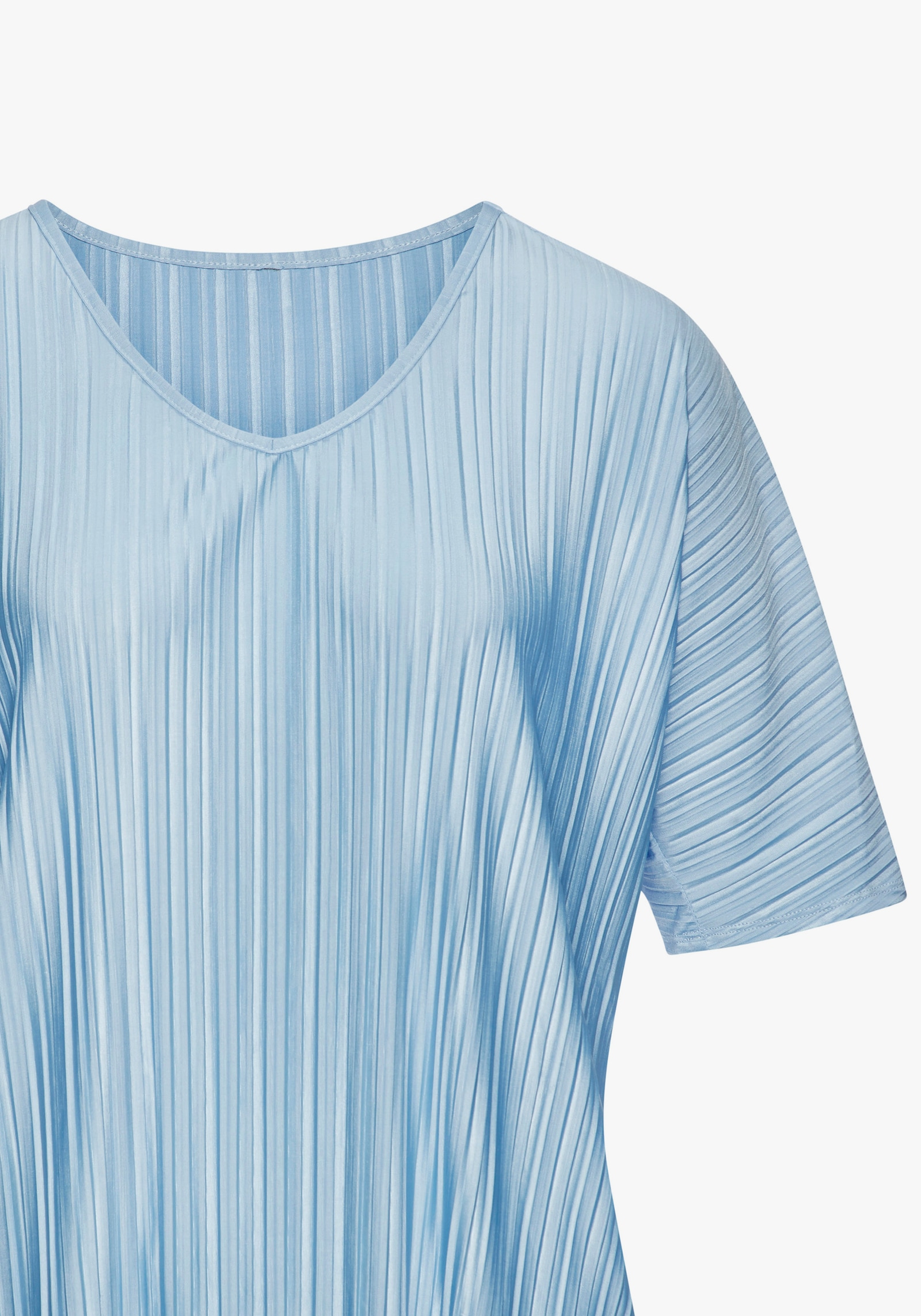 LASCANA Plisseeshirt - hellblau