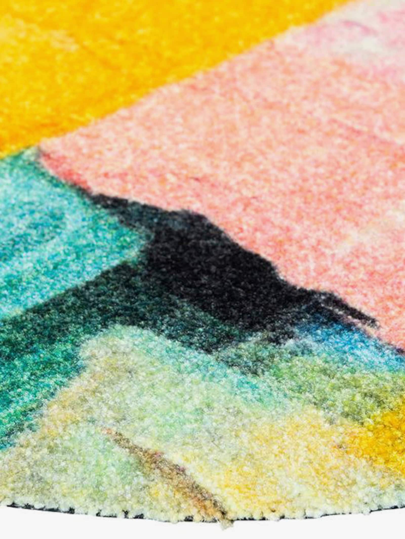 wash+dry by Kleen-Tex Fußmatte - gelb-bedruckt