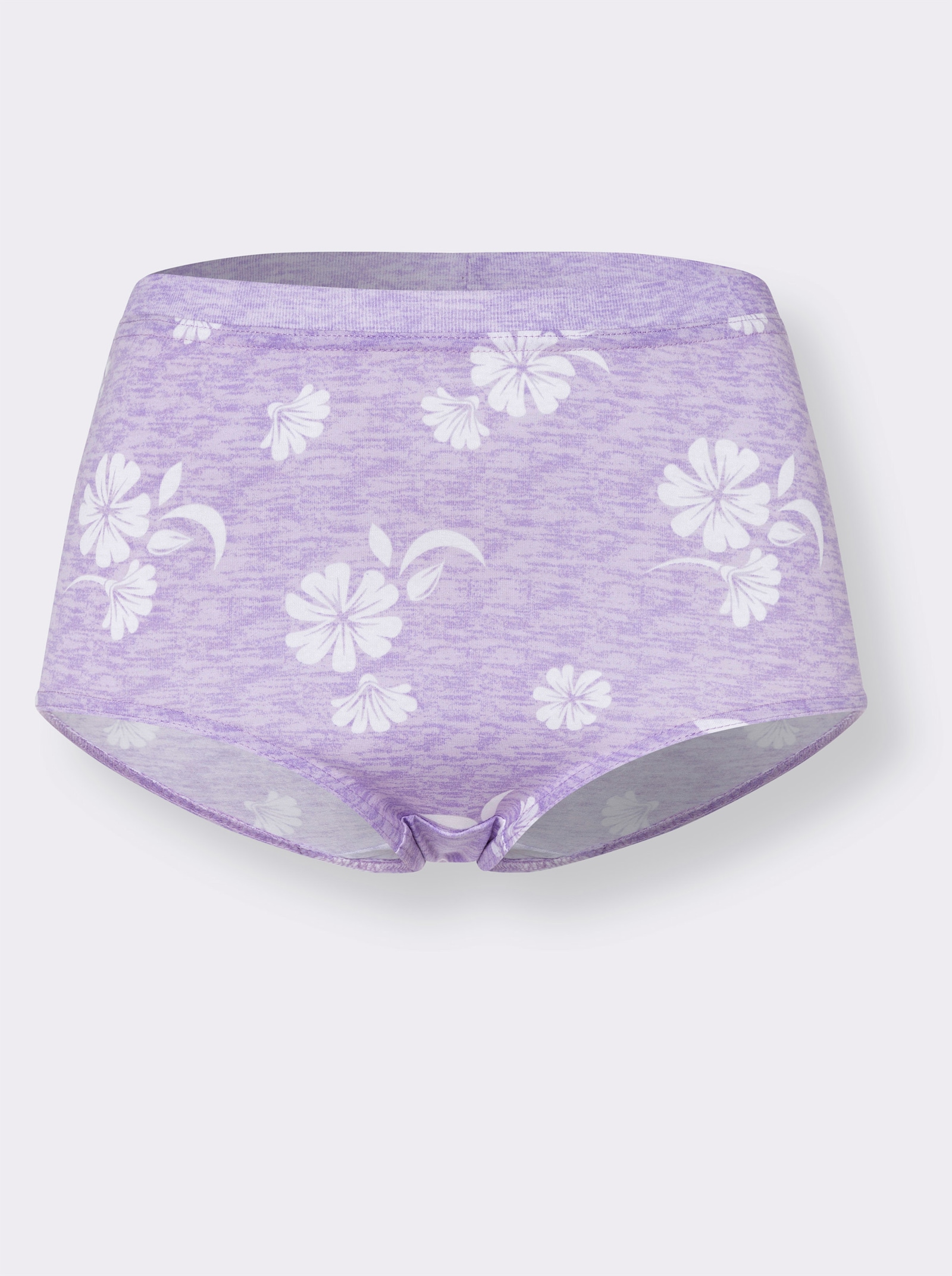 Kalhotky s pasem v balení po 4 ks - pestrá-melír