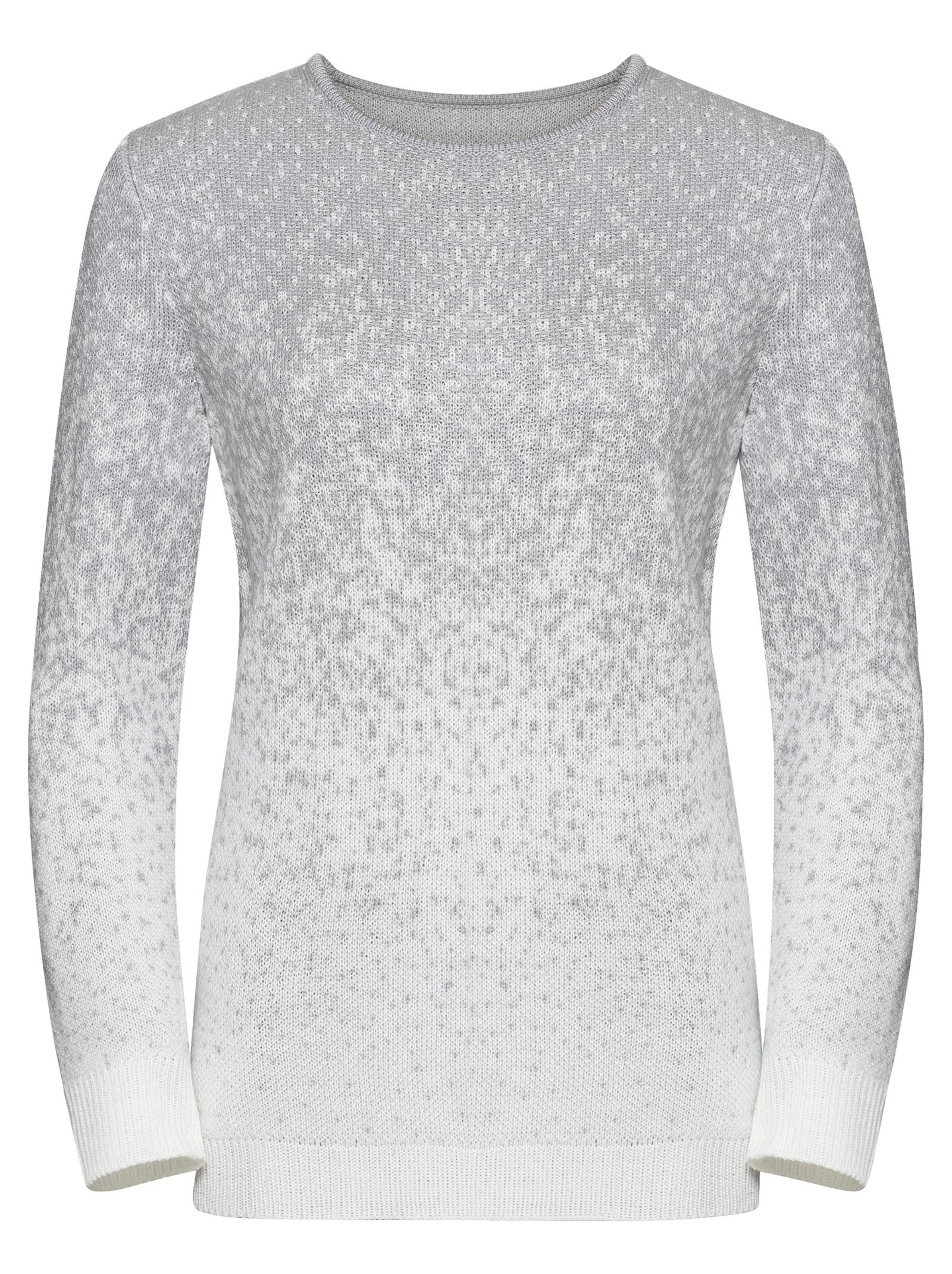 Pullover - ecru-grau