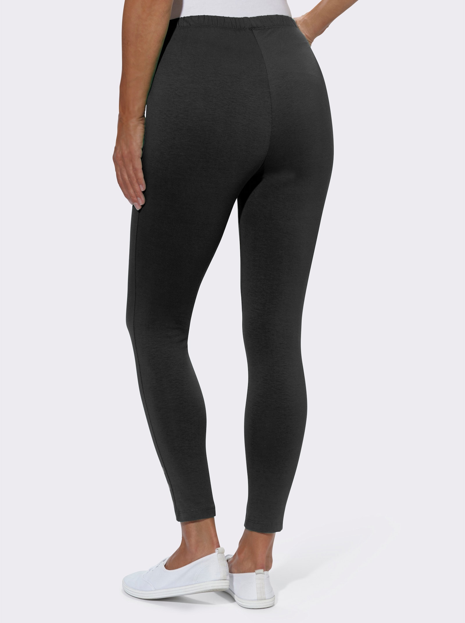Leggings in Stretch-Qualität - schwarz