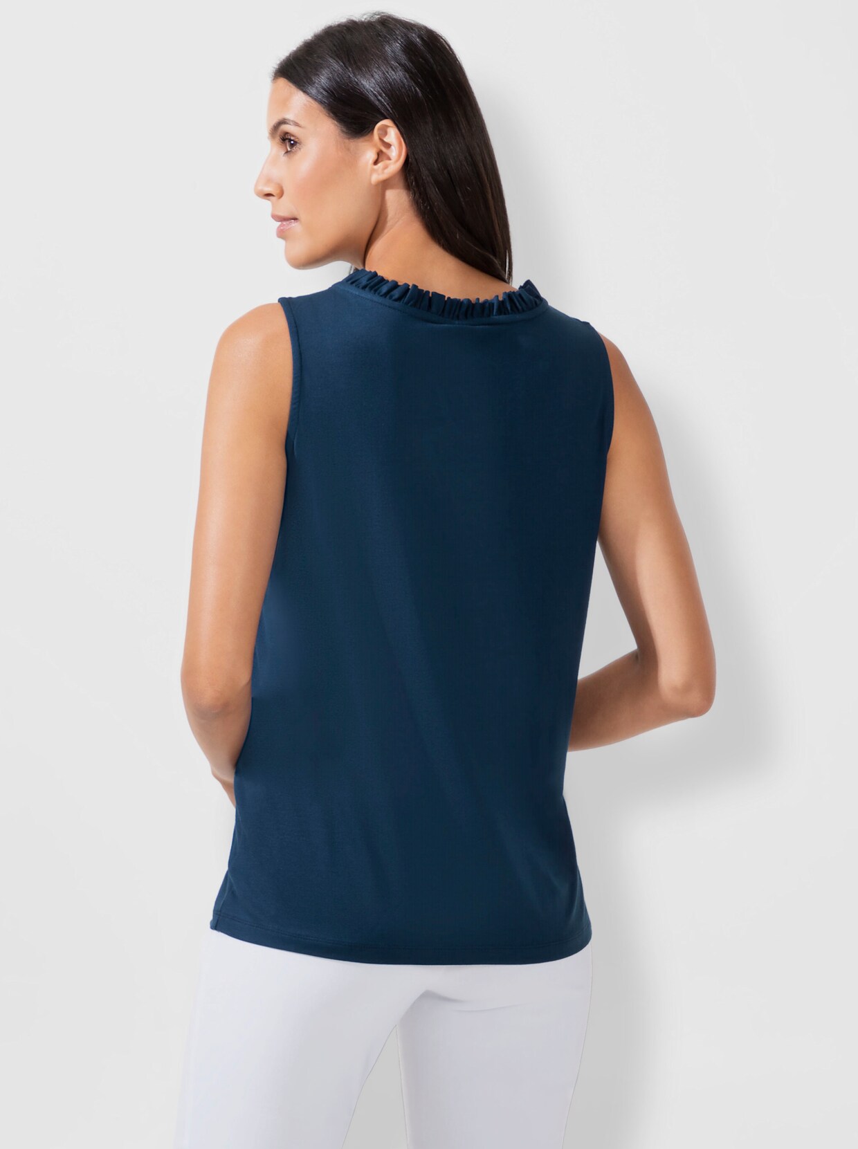 Shirttop - donkerblauw
