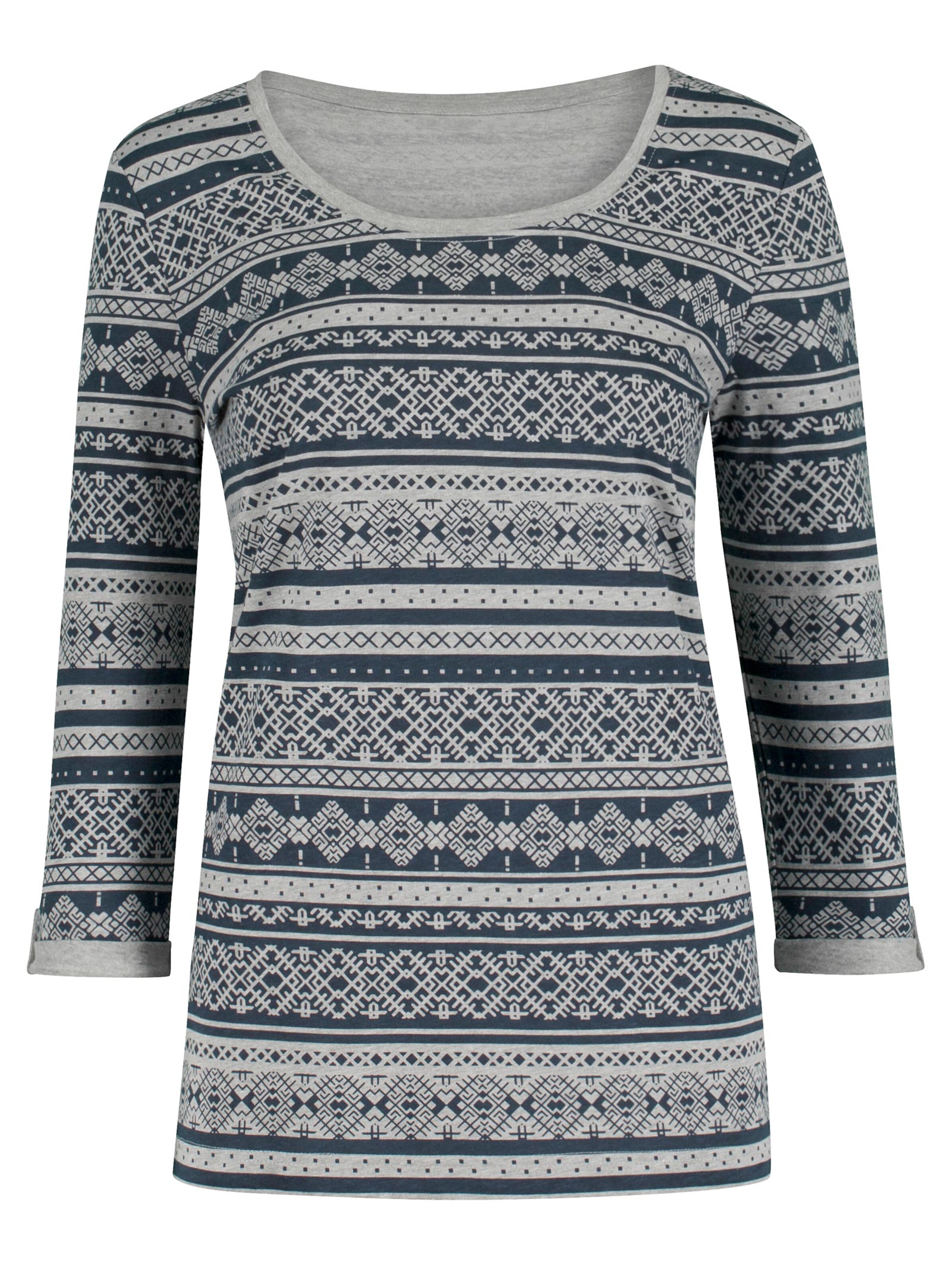 Shirt - marine-bedruckt