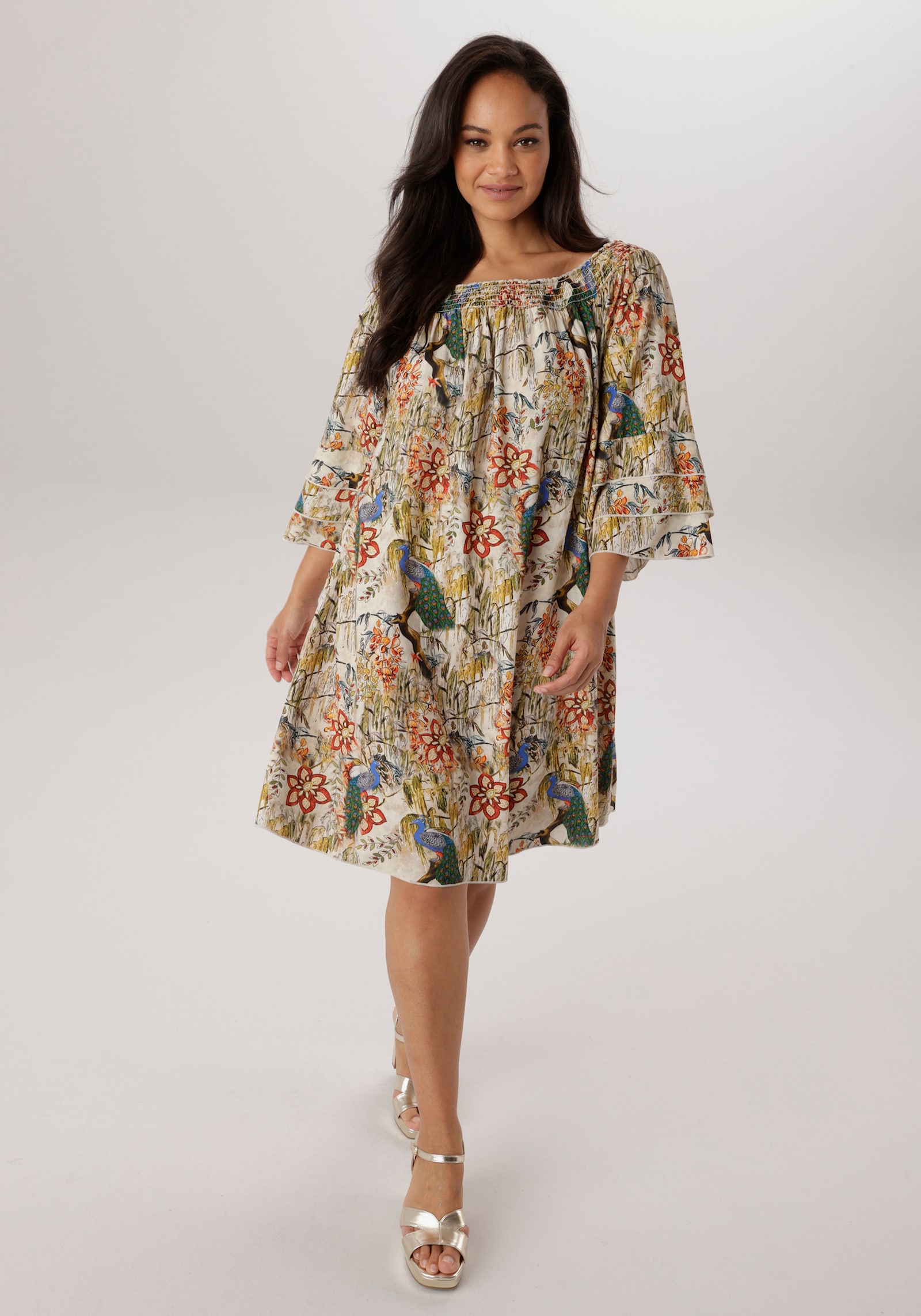 Aniston PLUS Blusenkleid - bunt