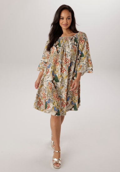 Aniston PLUS Blusenkleid - bunt