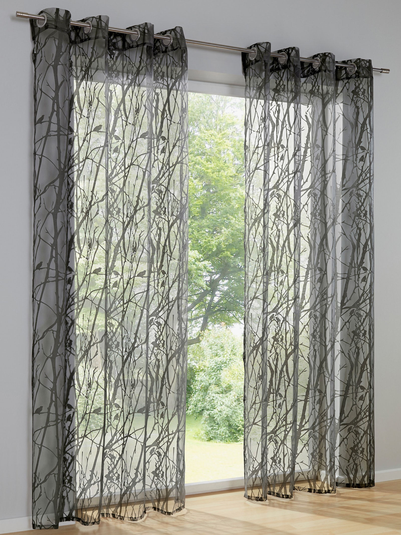 heine home Dekorační záclona - šedá