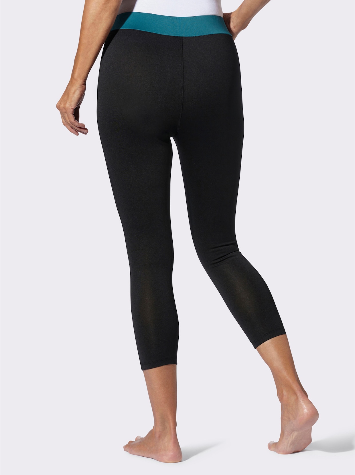 Leggings - schwarz-petrol