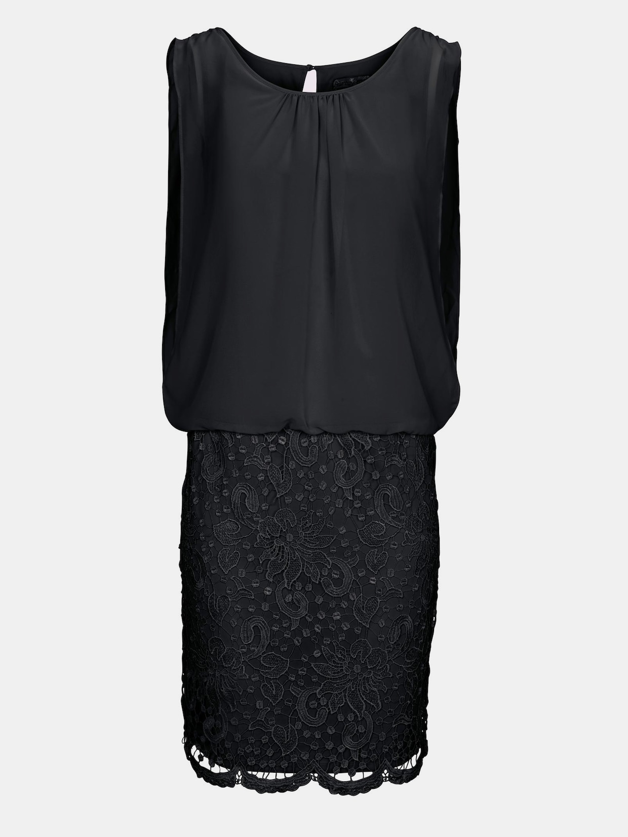 Patrizia Dini Spitzen-Kleid - schwarz