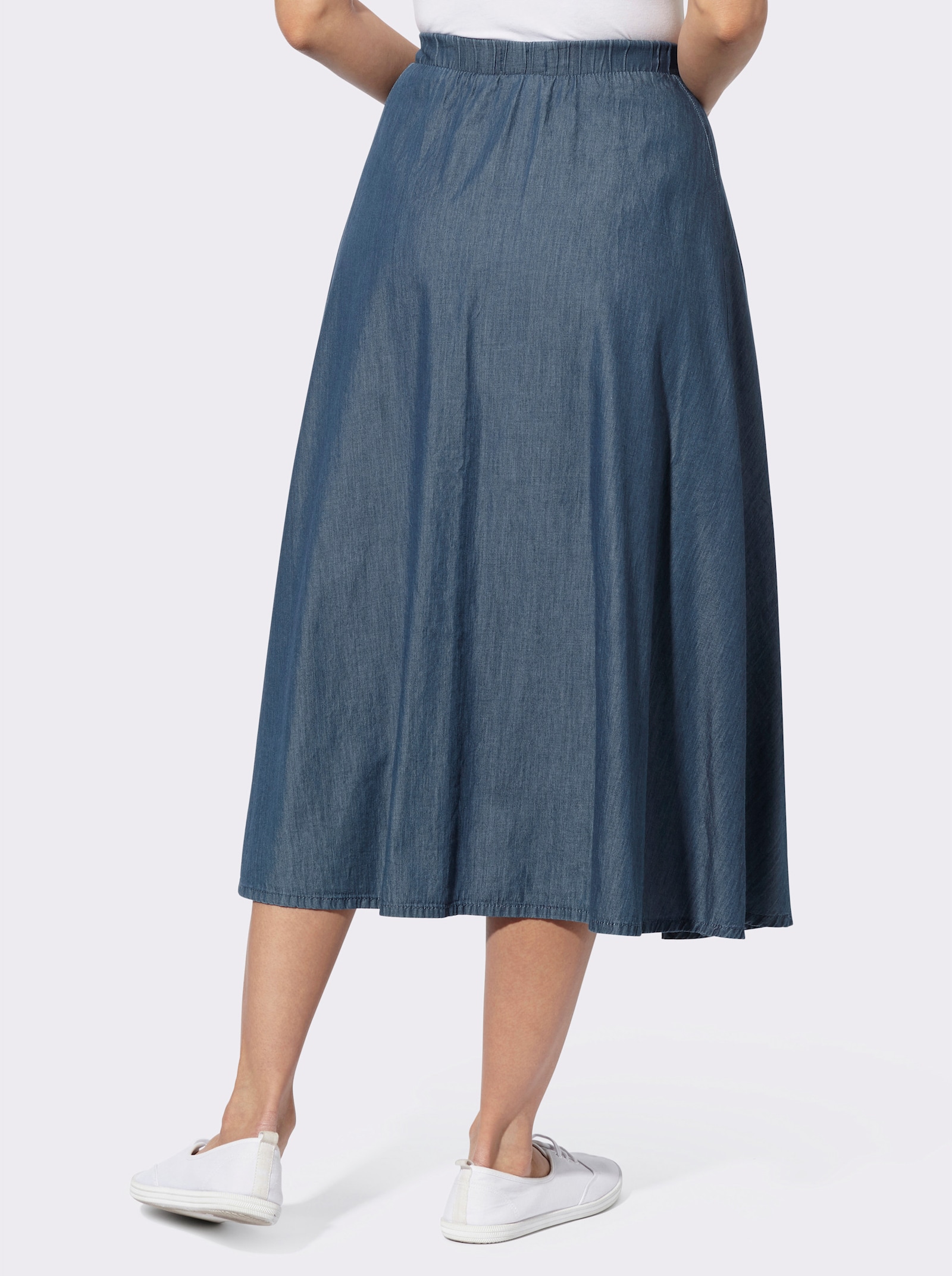 Schlupfrock in Bahnen-Form - blue-stone-washed