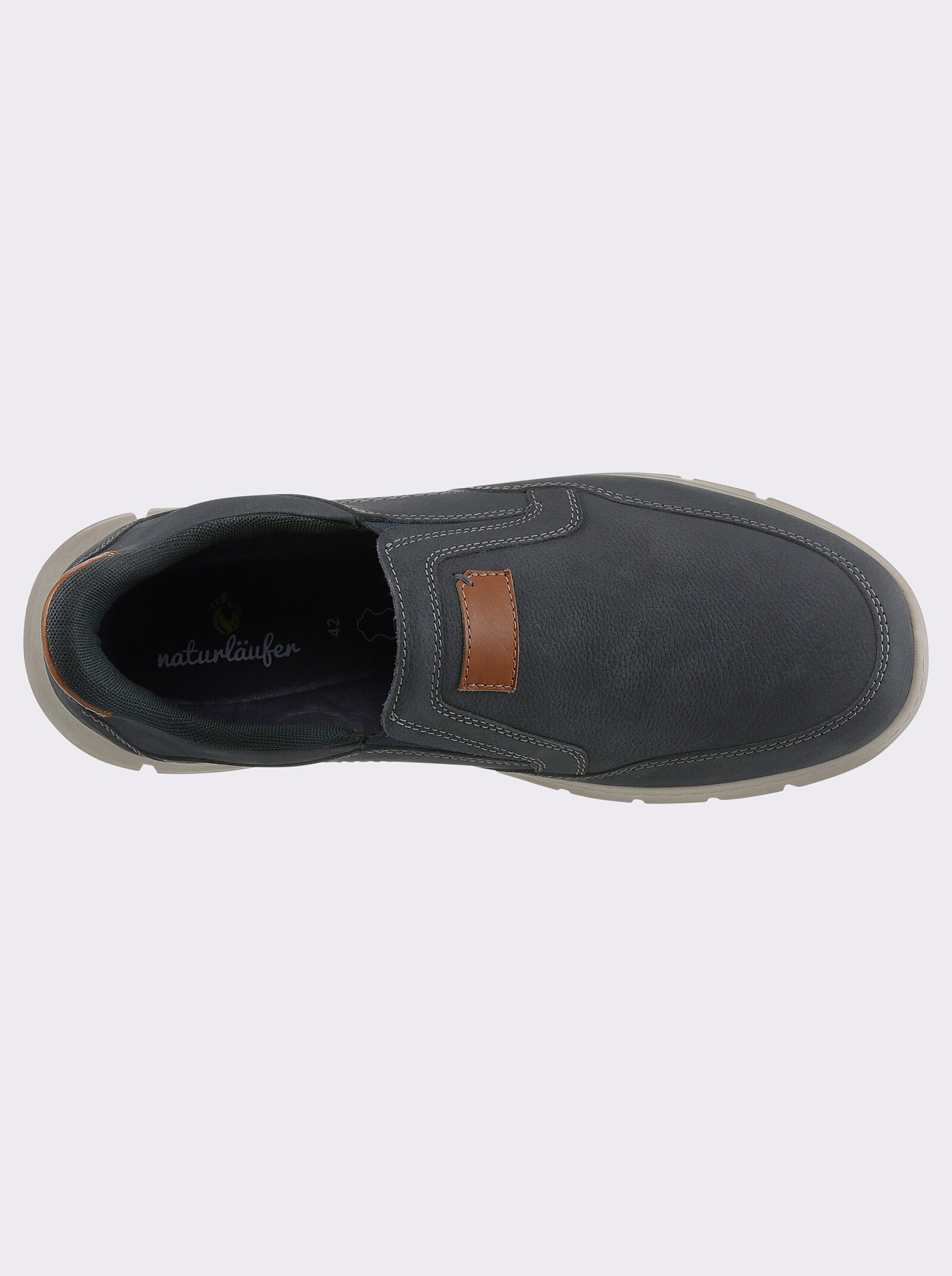 Naturläufer Slip-On Sneaker für einfaches Anziehen - dunkelblau
