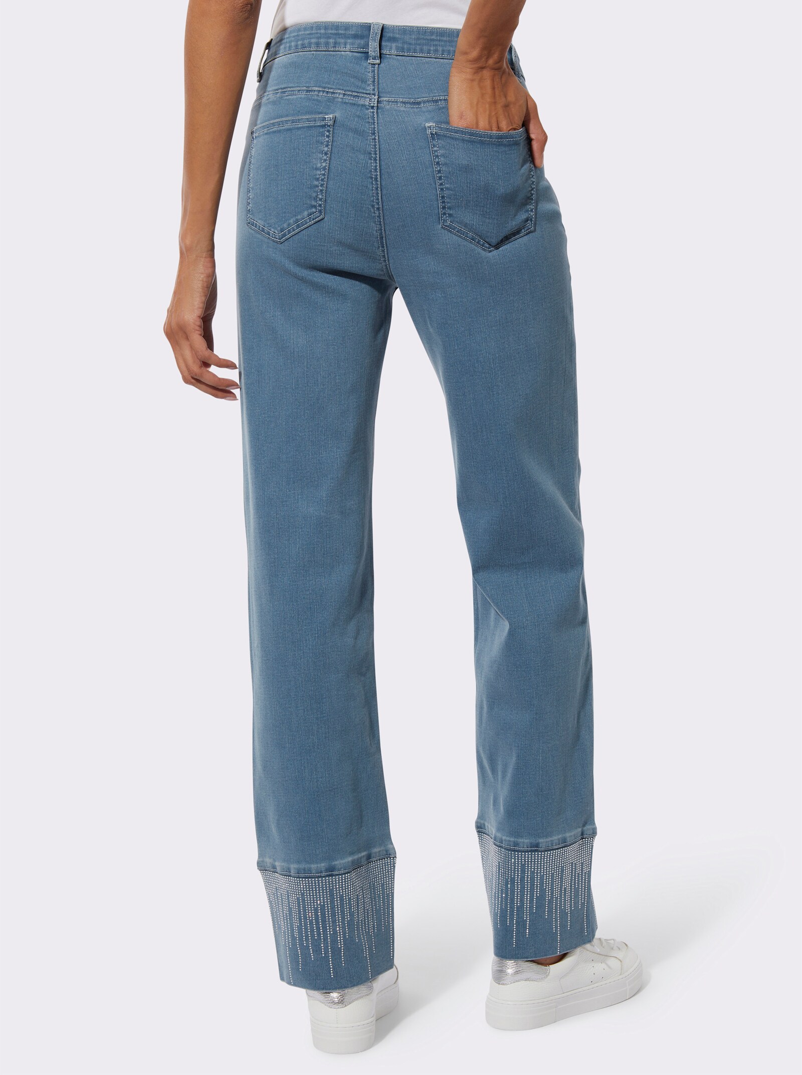 5-Pocket-Jeans - blue-bleached