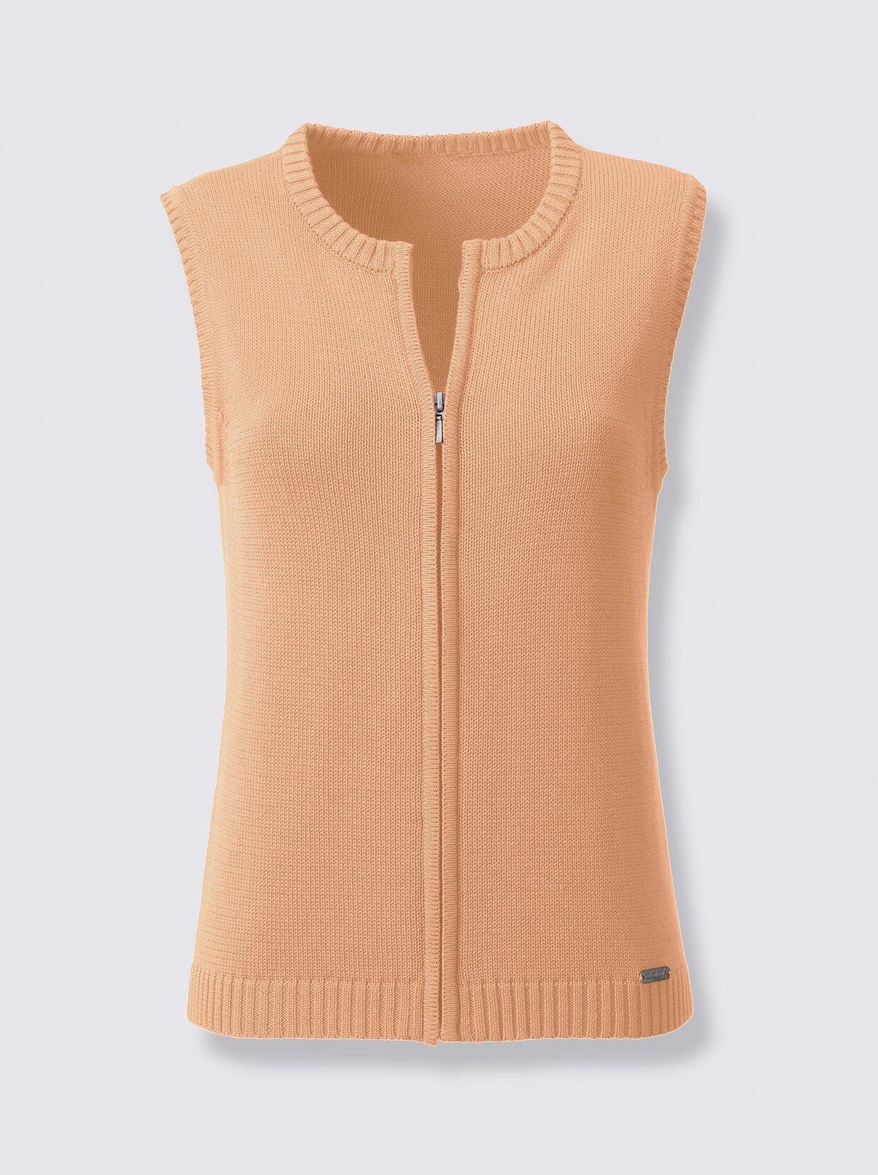 Strickweste - apricot