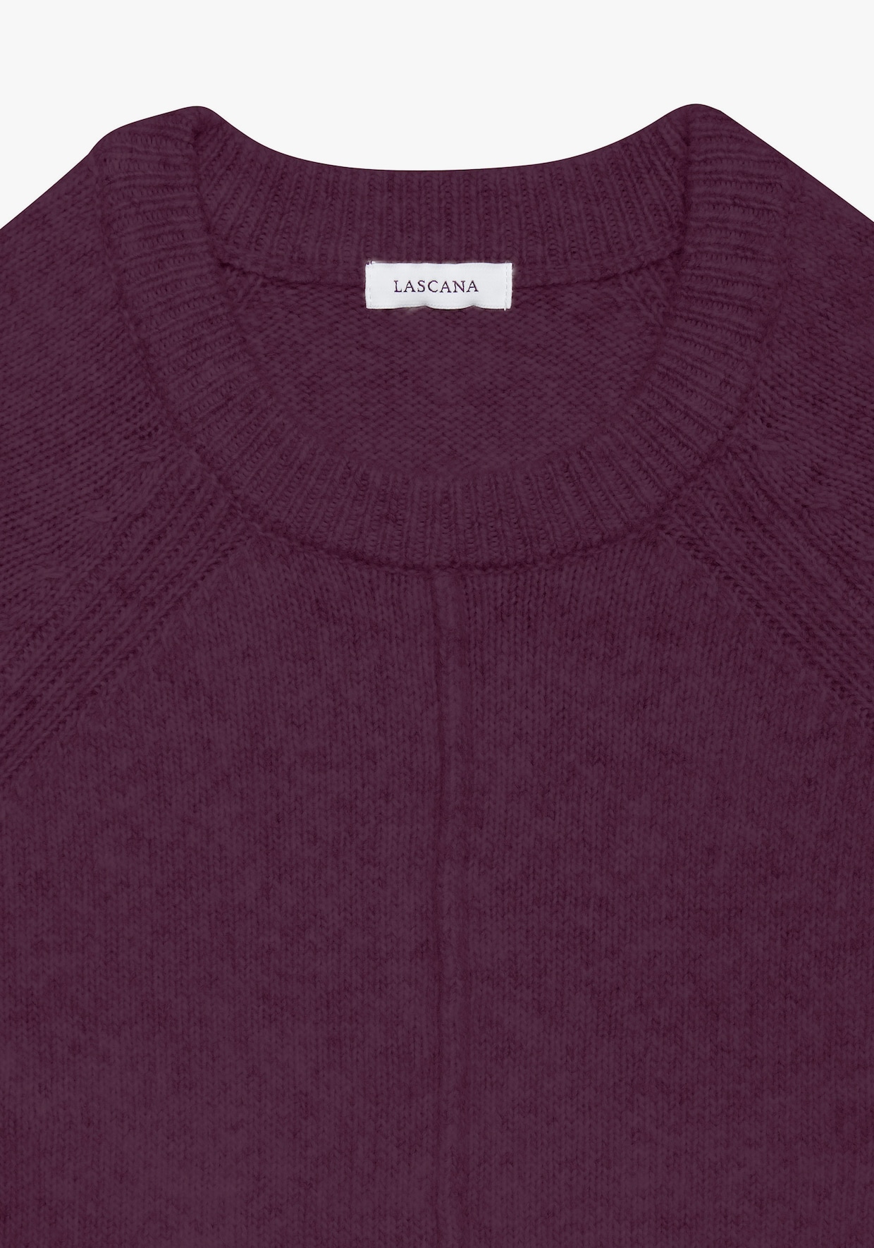 LASCANA Longpullover - lila/burgunder