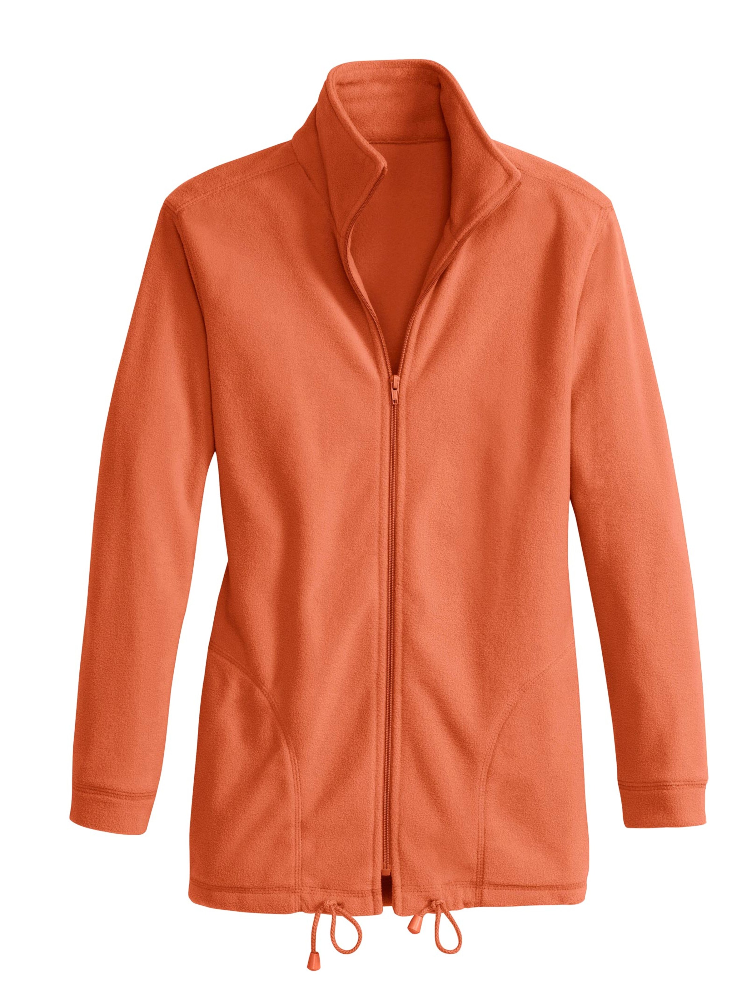 Fleece-Jacke - terrakotta