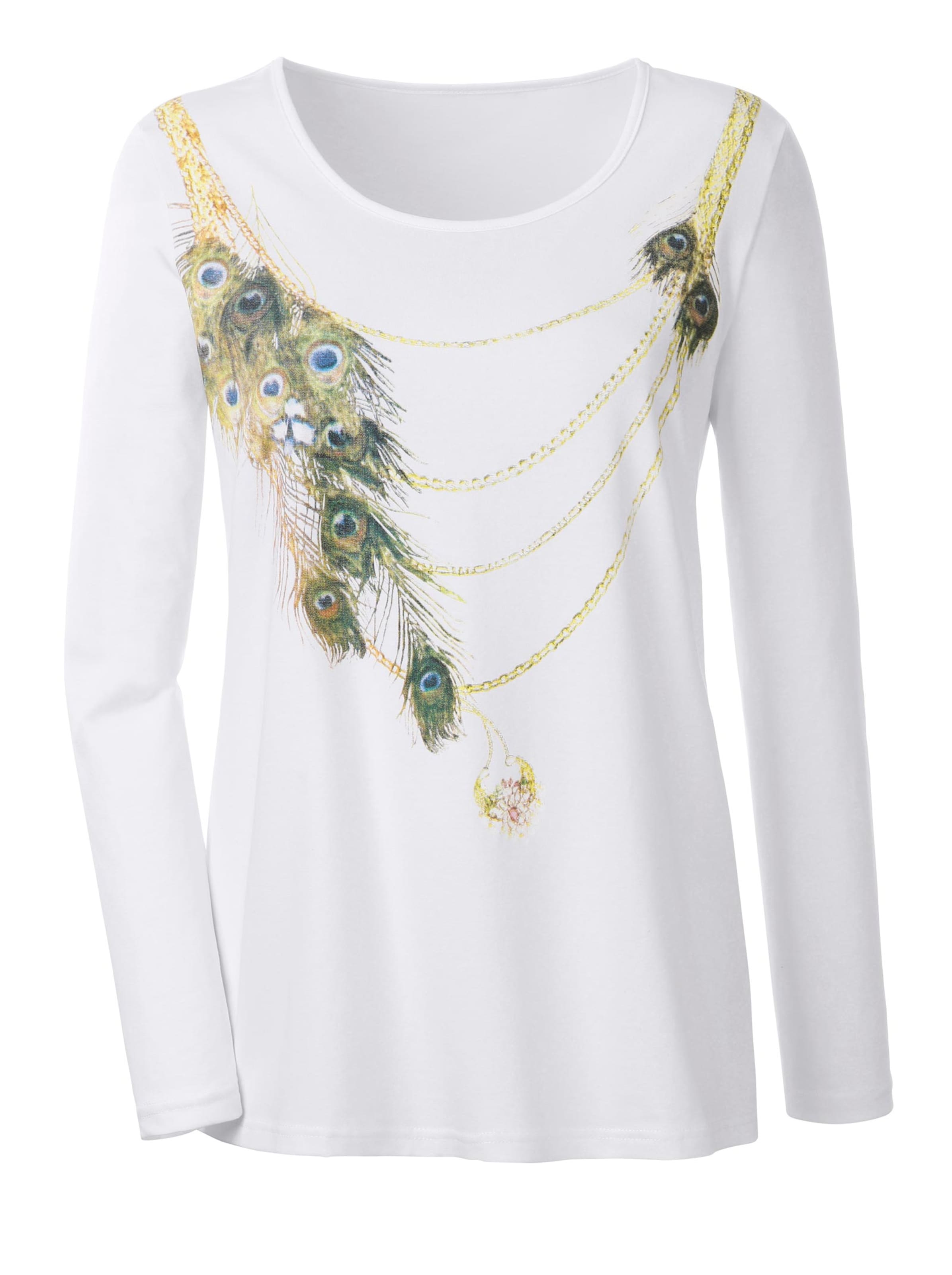 Shirt - wollweiß-bedruckt