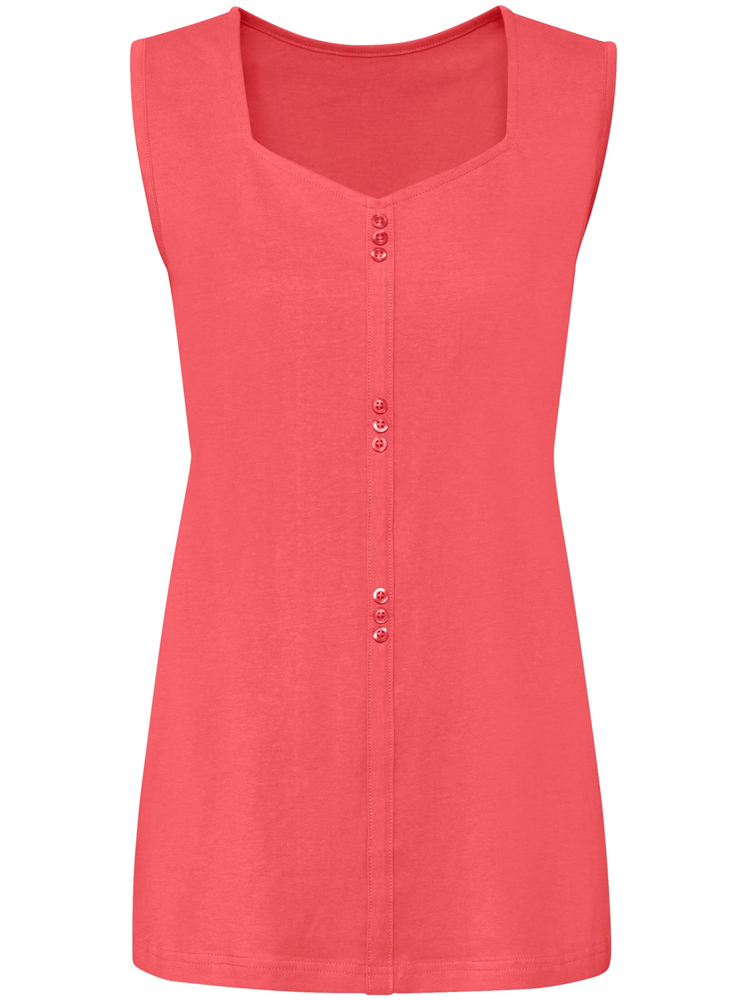 Shirttop - korallenrot