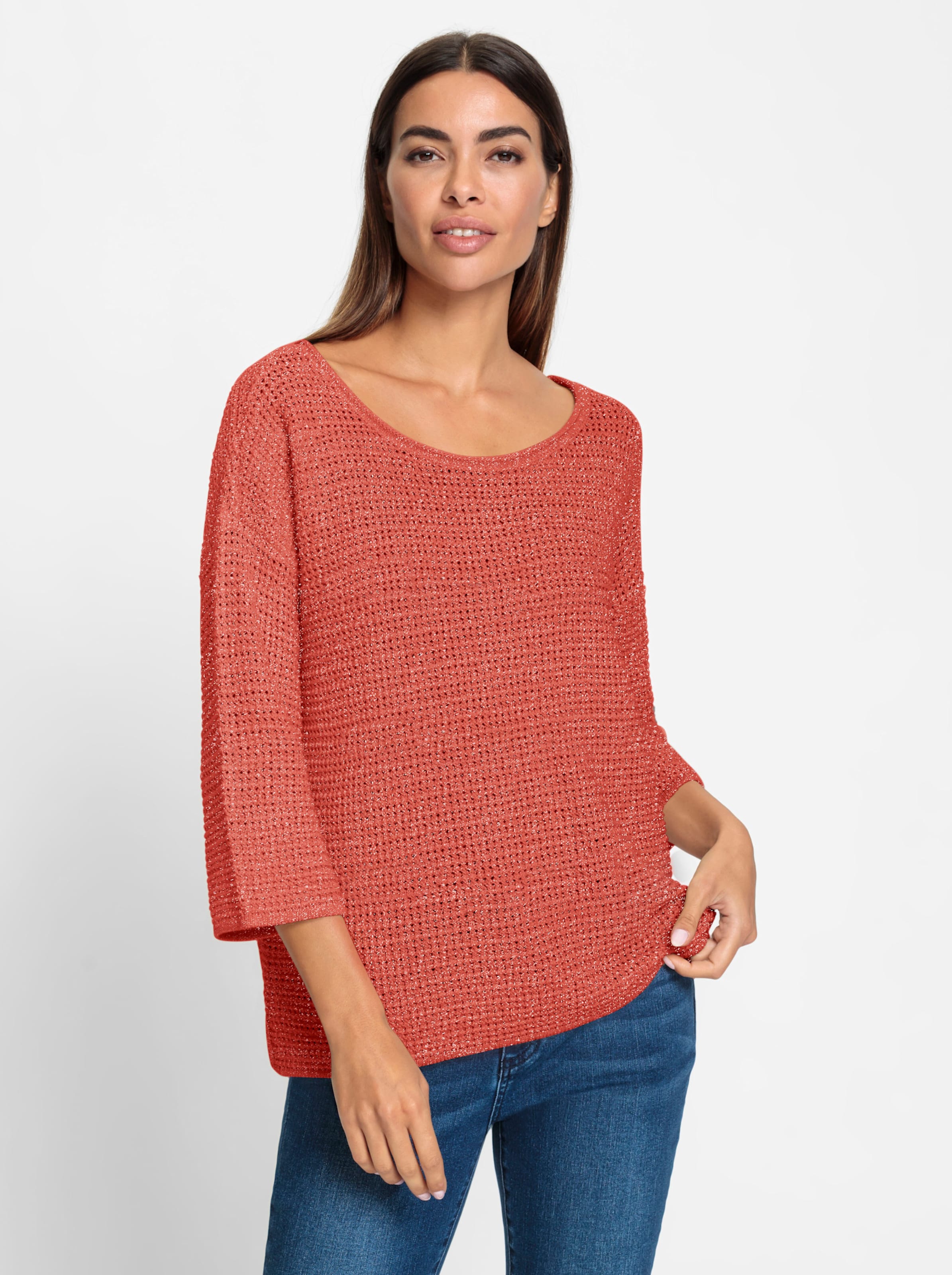 Pullover met ronde hals