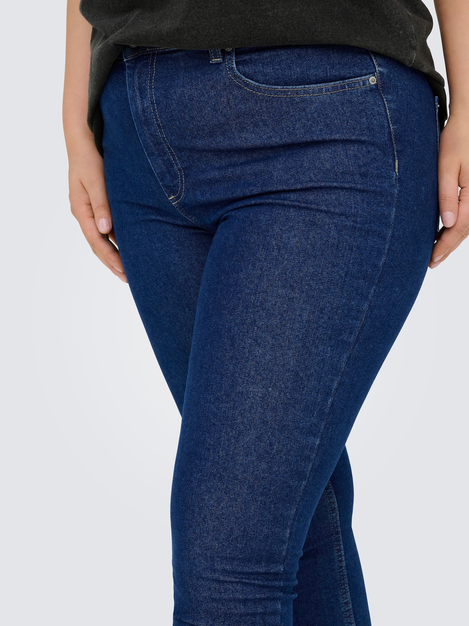 Skinny-fit-Jeans - dark blue denim