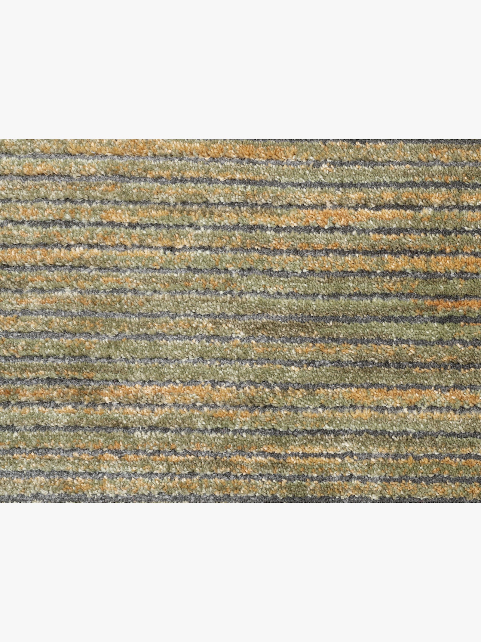 Theko Teppich - grün-meliert