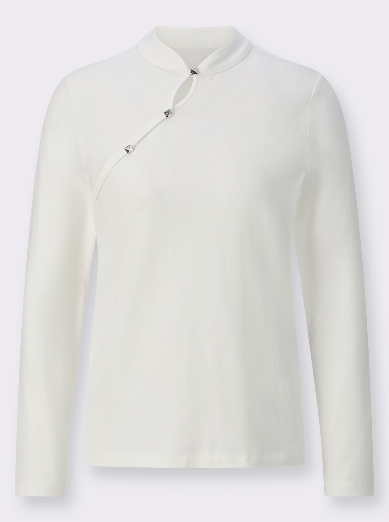 Langarmshirt - ecru