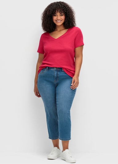sheego 7/8-Jeans - blue denim