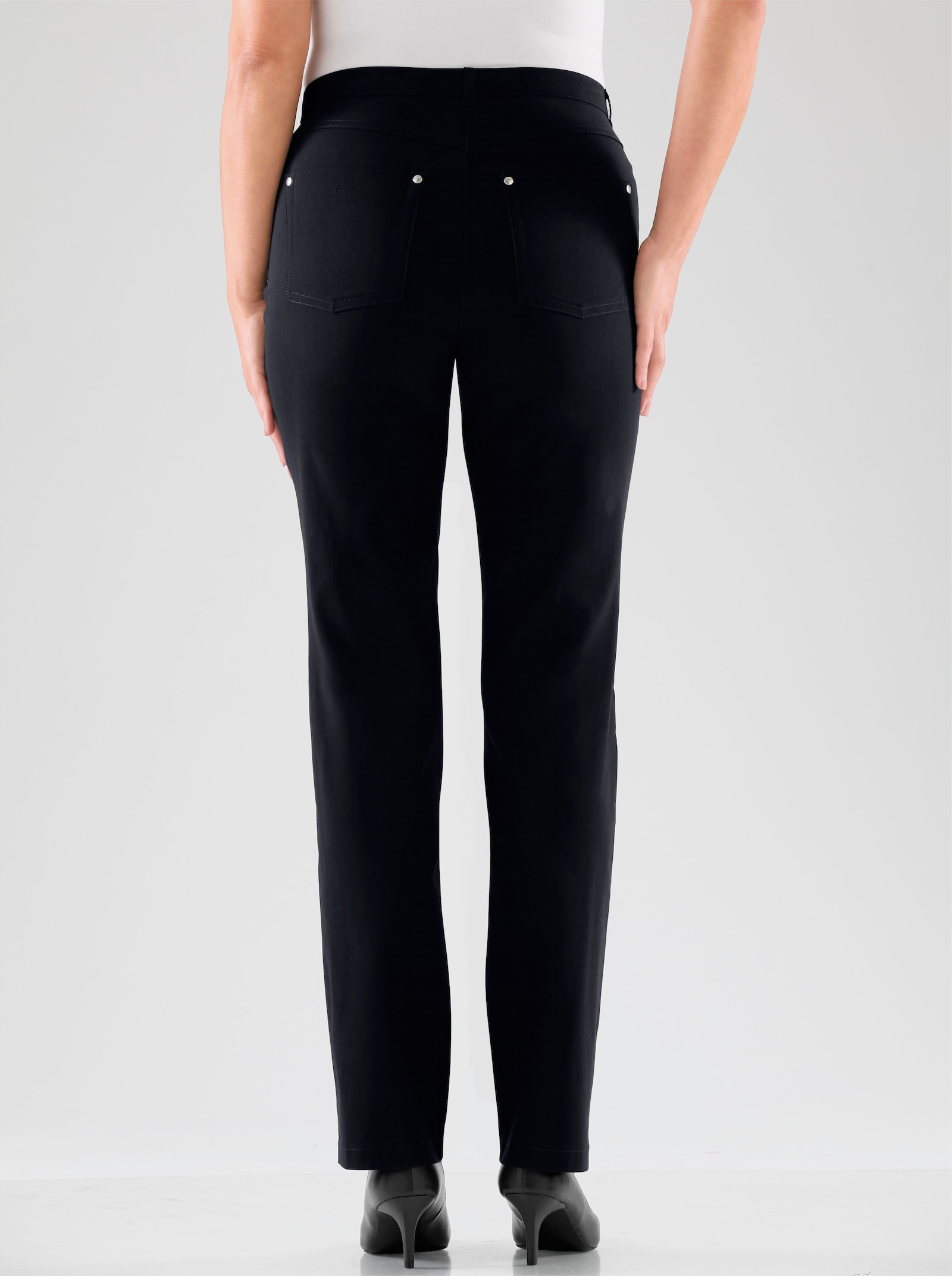 Stehmann Comfort line 5-Pocket-Hose in elastischer Qualität - marine