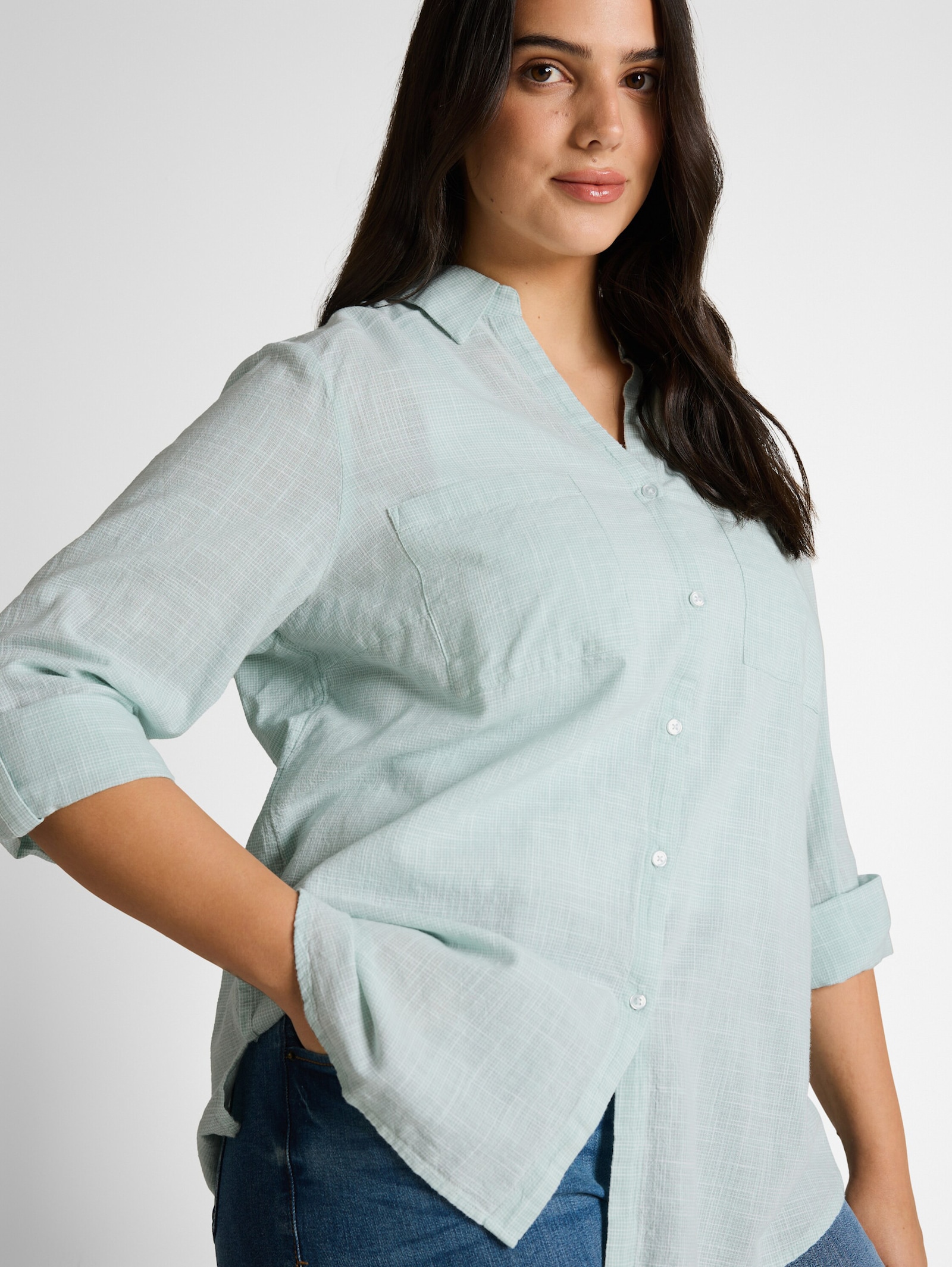 Shirtbluse - new blue haze