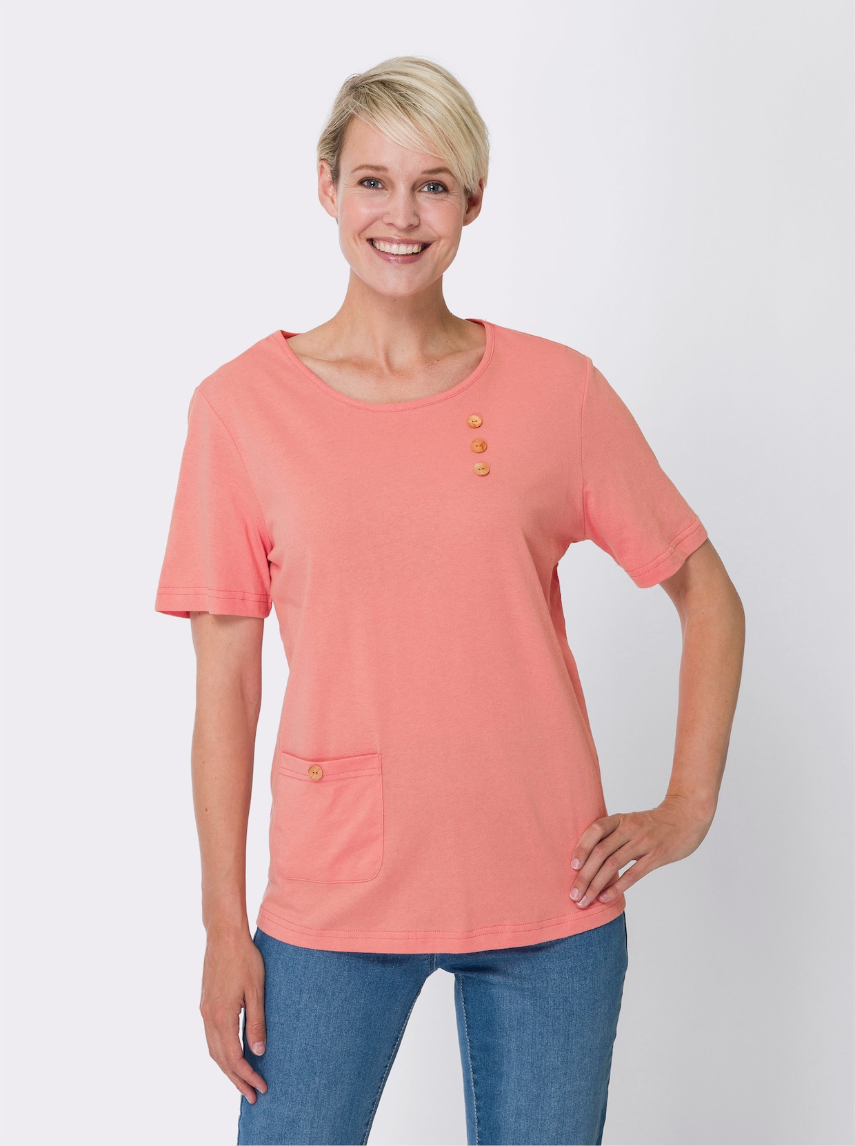 Shirt met korte mouwen - flamingo