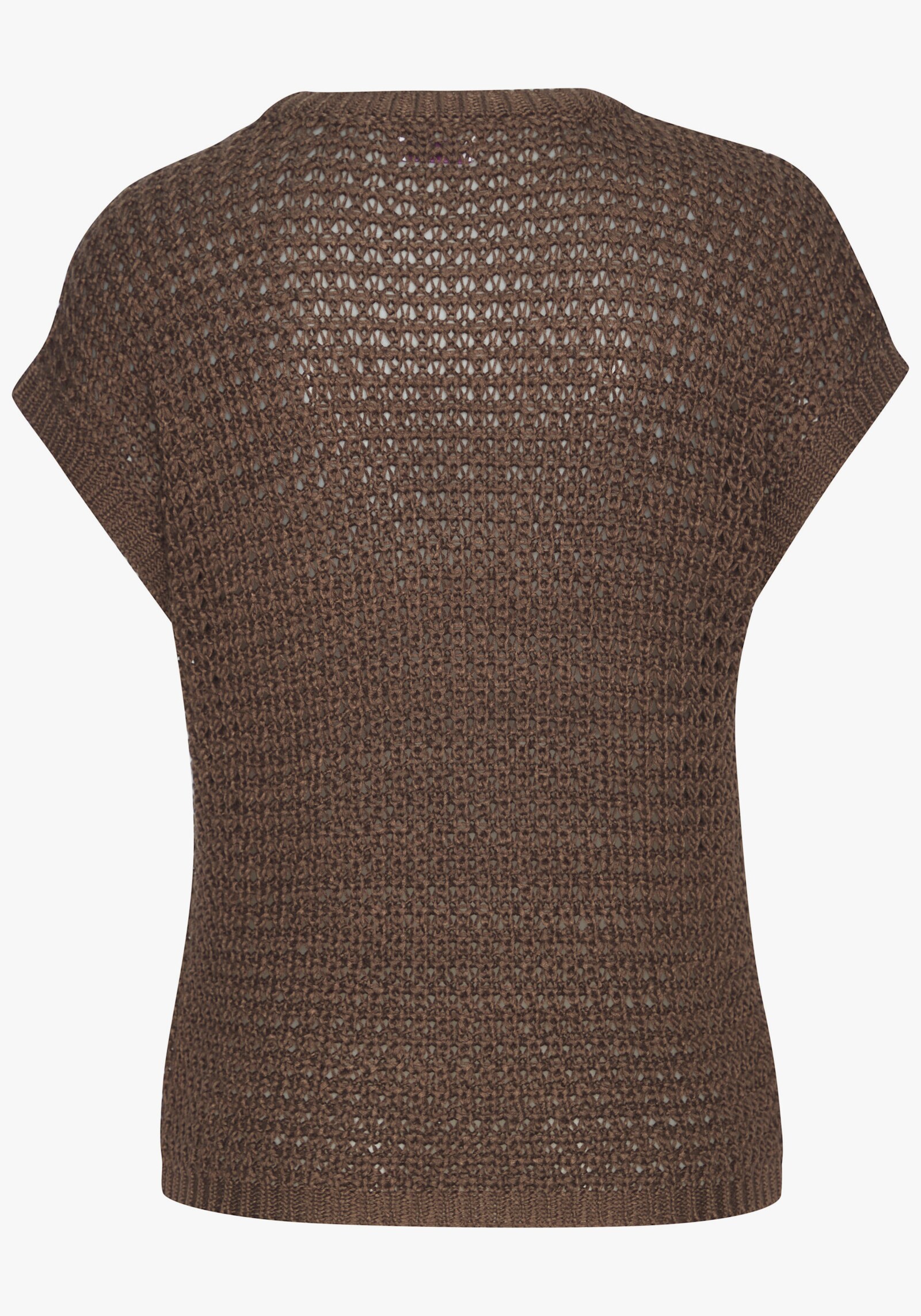s.Oliver Pullover met korte mouwen - taupe