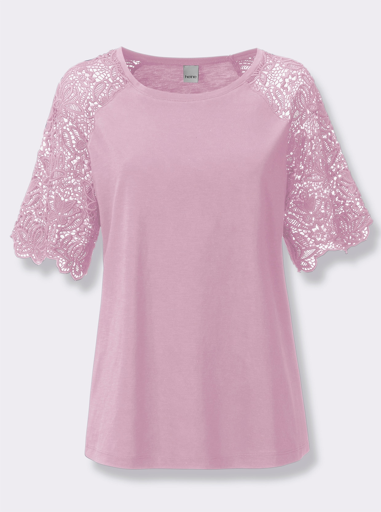 heine Rundhalsshirt - hellrosé