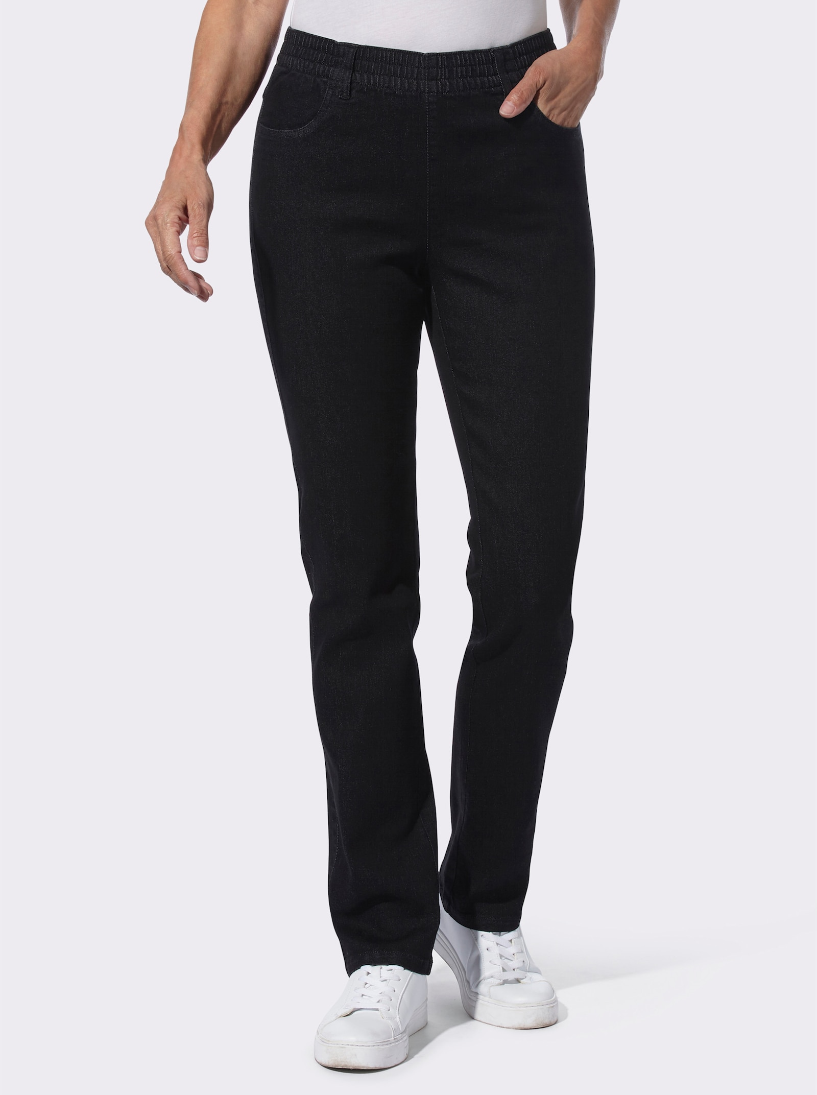 Jeans in Stretch-Qualität - grey-denim + black denim