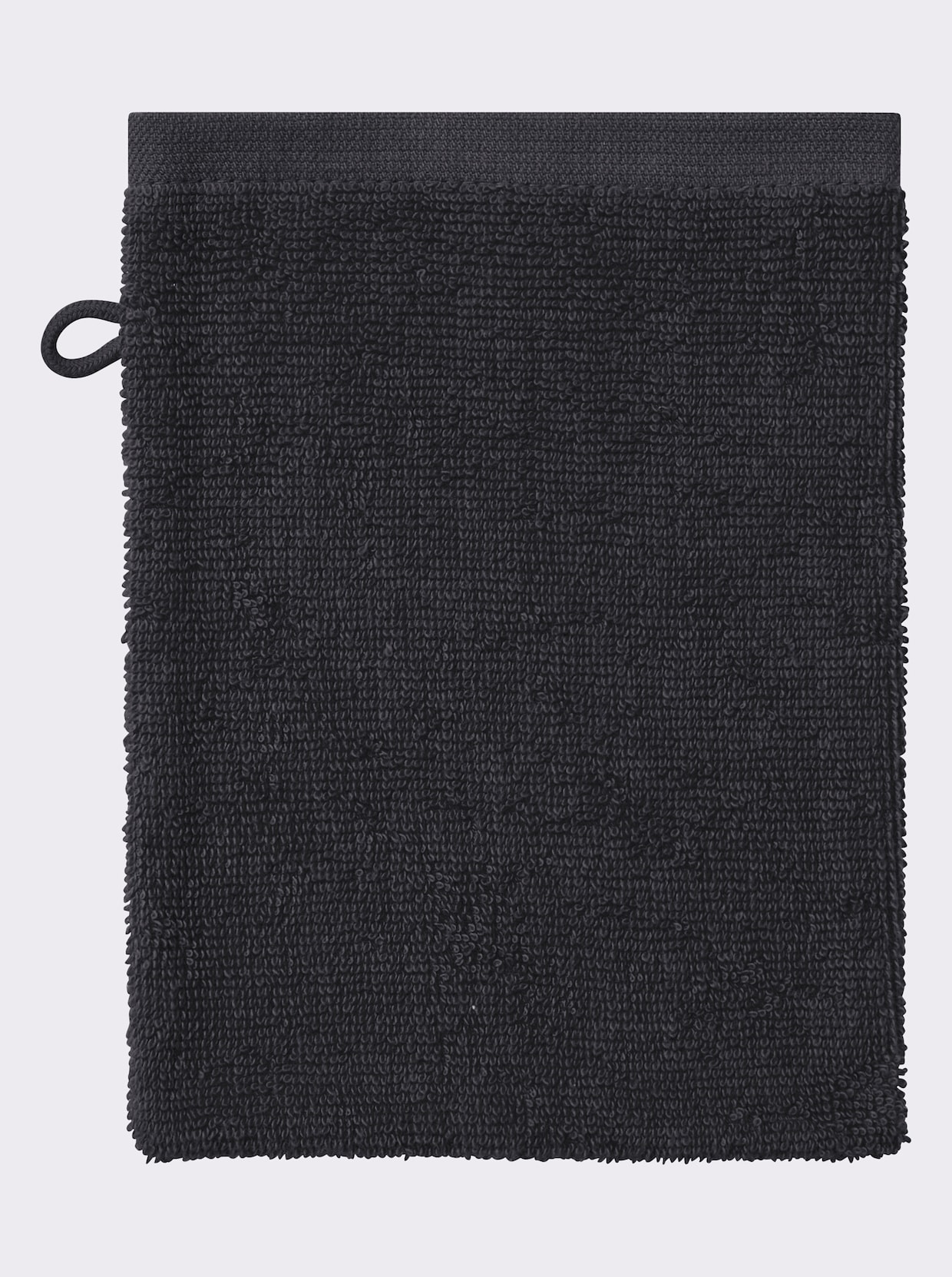 wäschepur Handdoek - zwart