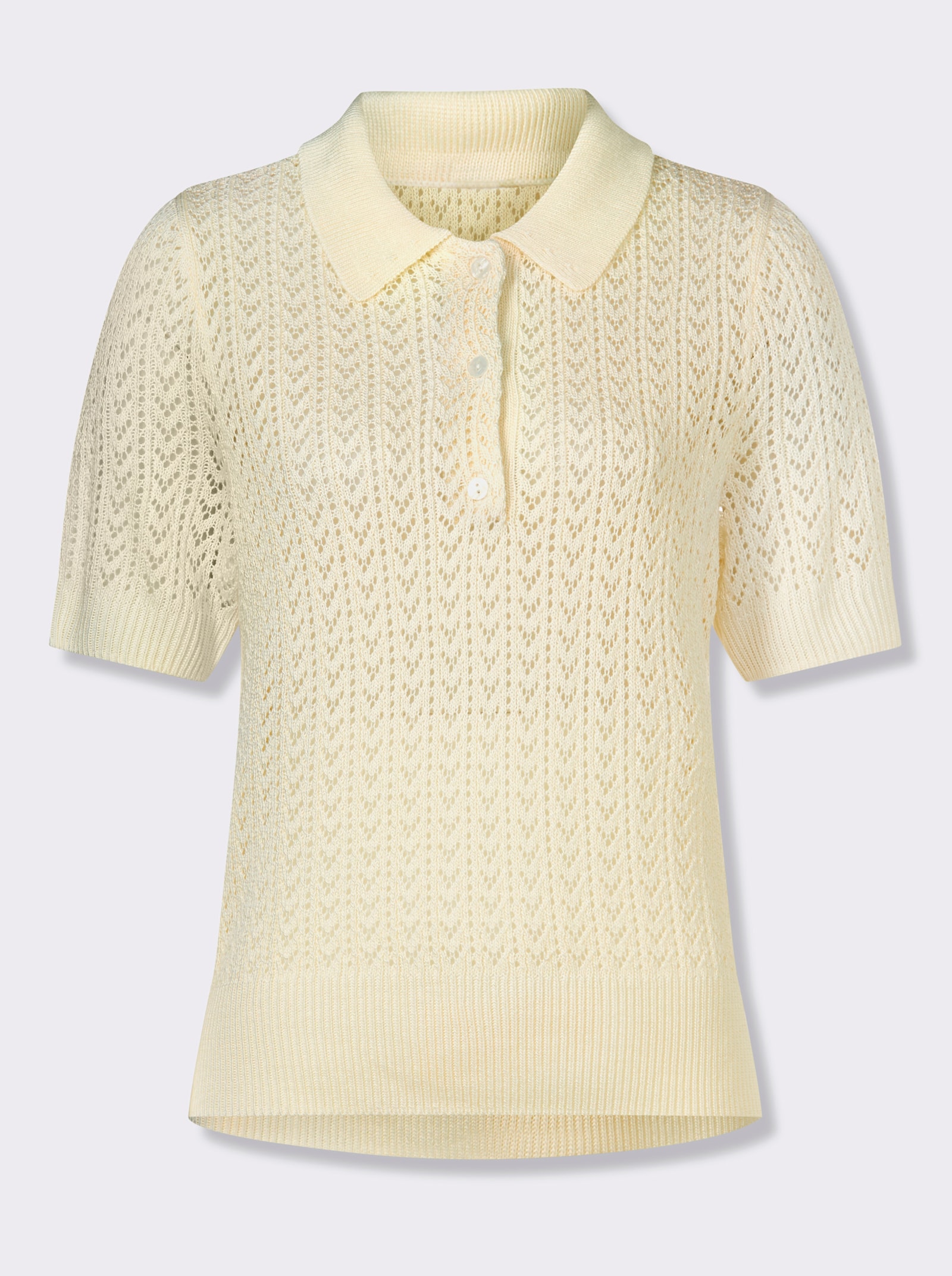 heine Ajourpullover - ecru