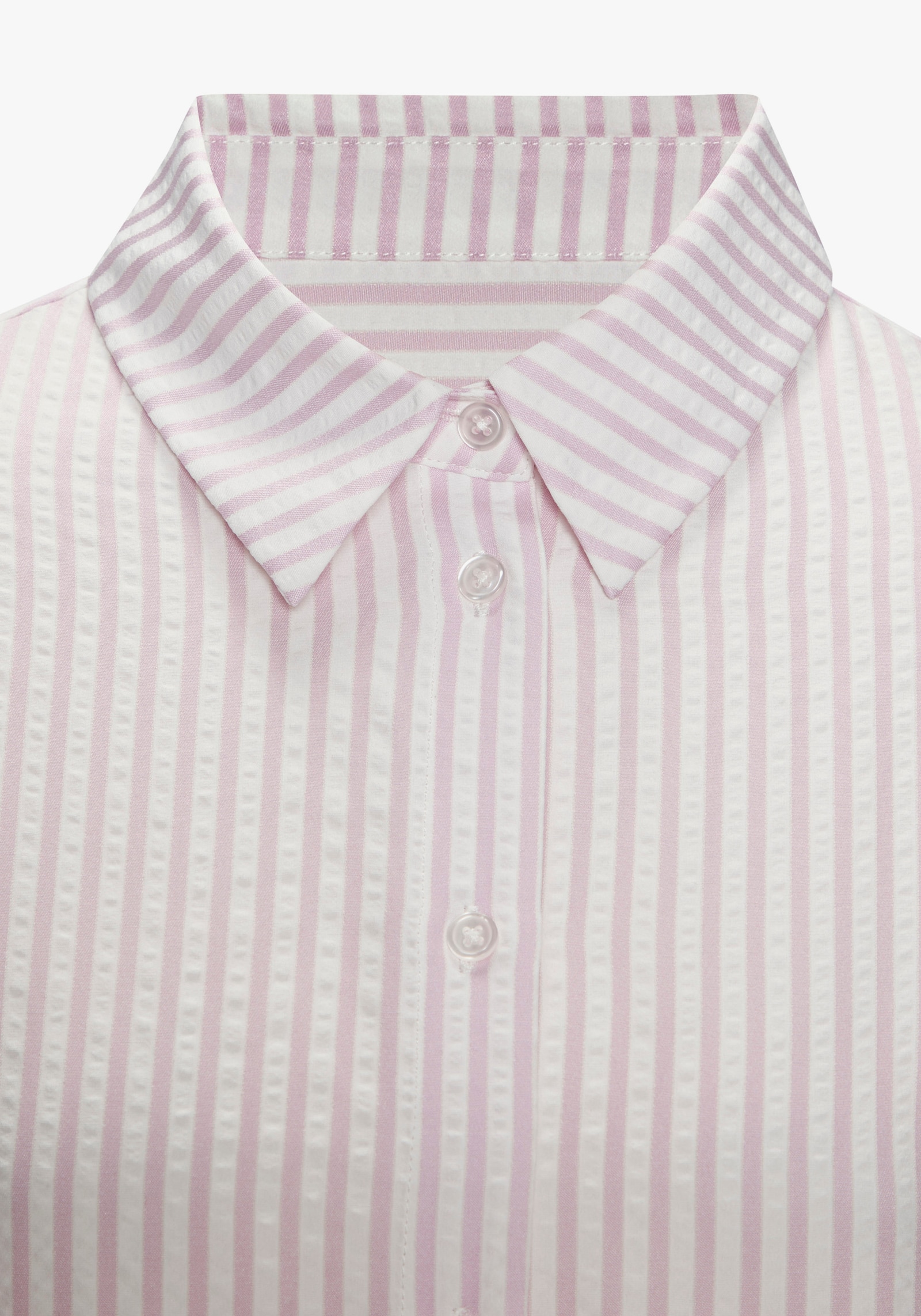 Vivance Hemdbluse - creme-rose gestreift