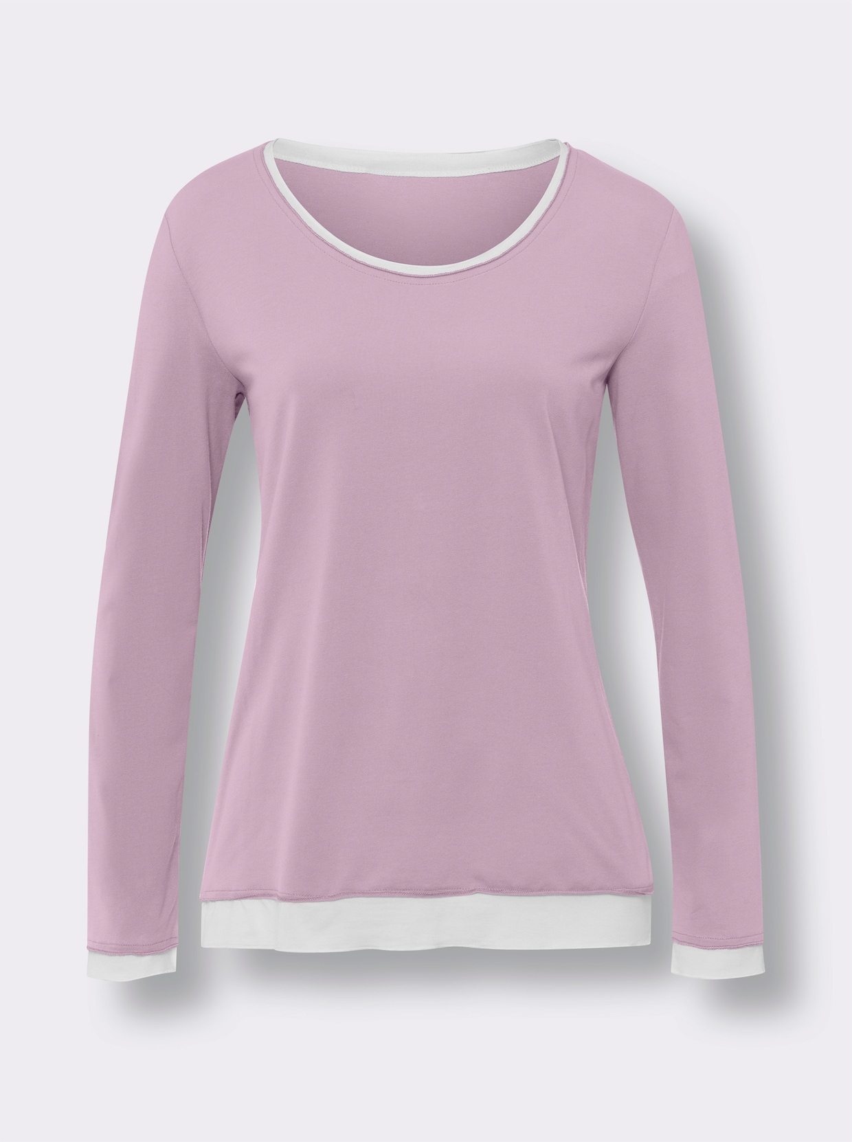 heine T-Shirt - rosé-ecru