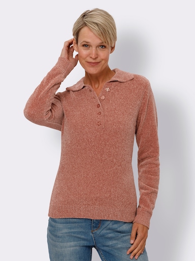 Polopullover - rosenholz