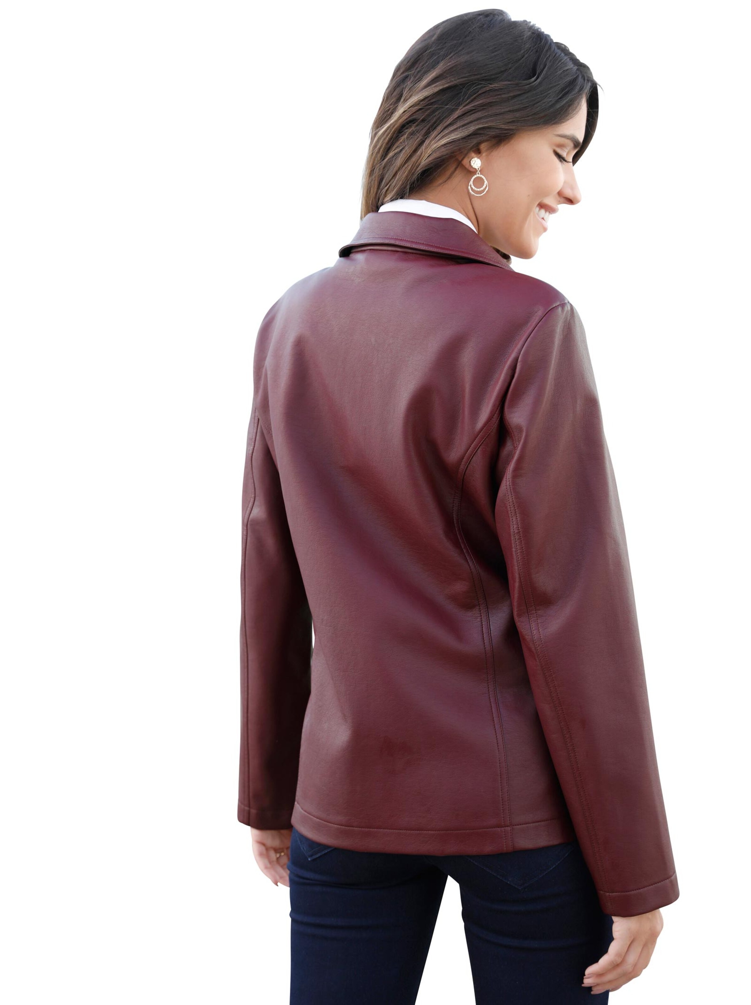 Jacke - bordeaux