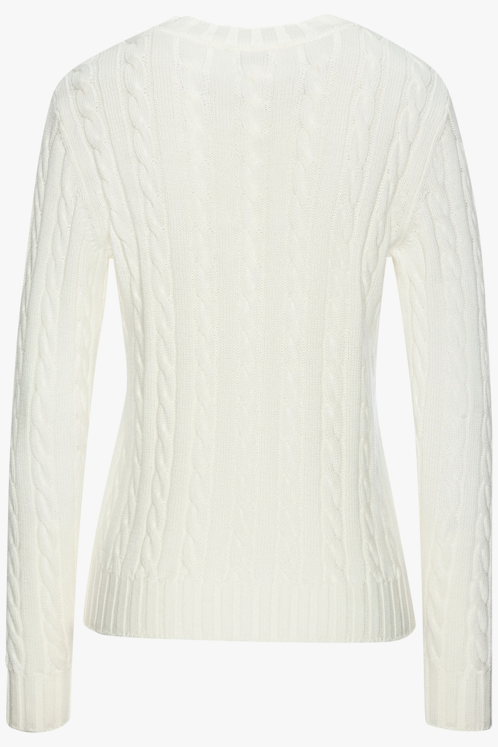 LASCANA Rundhalspullover - creme