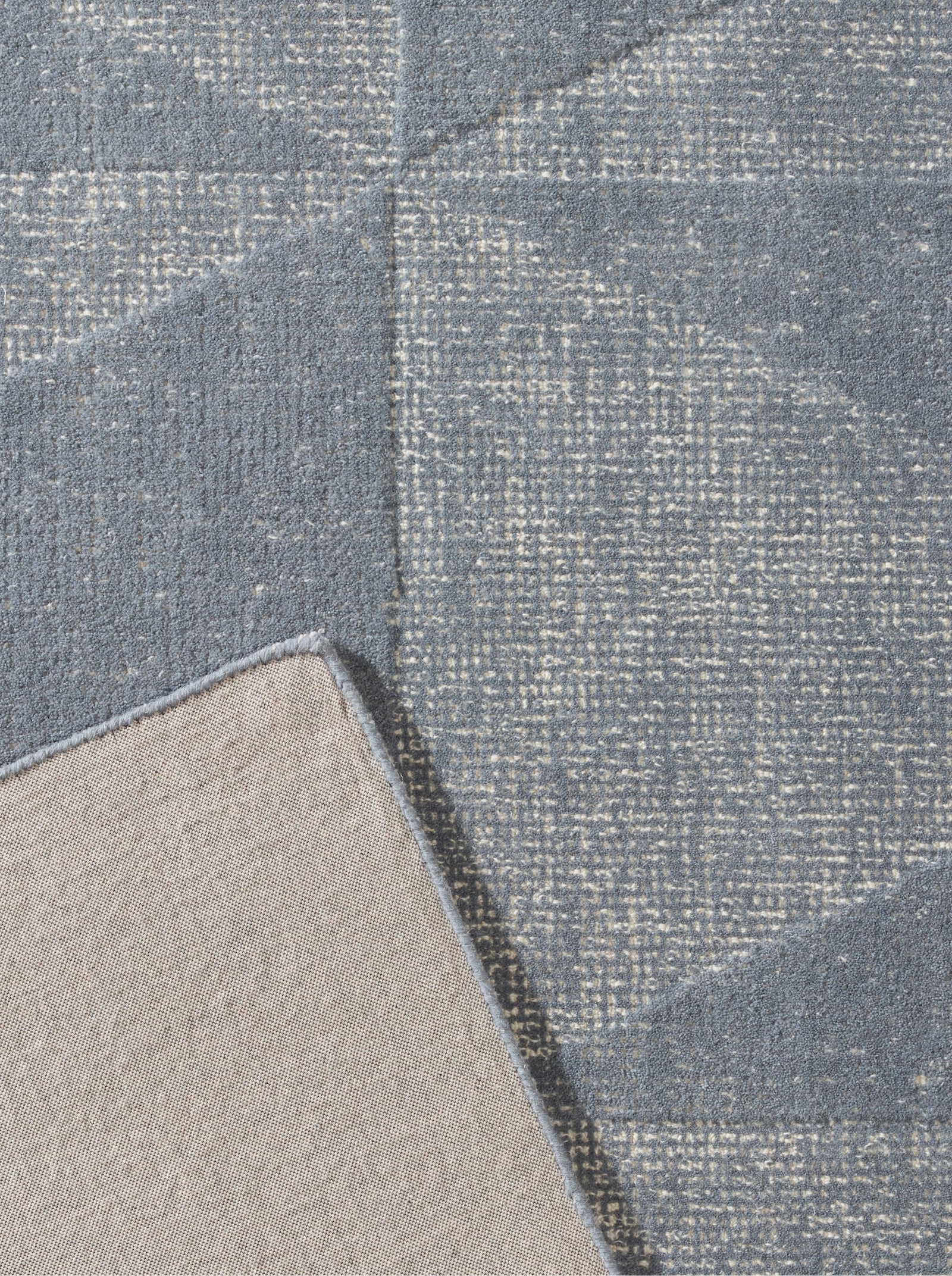 heine home Teppich - grau-ecru-meliert