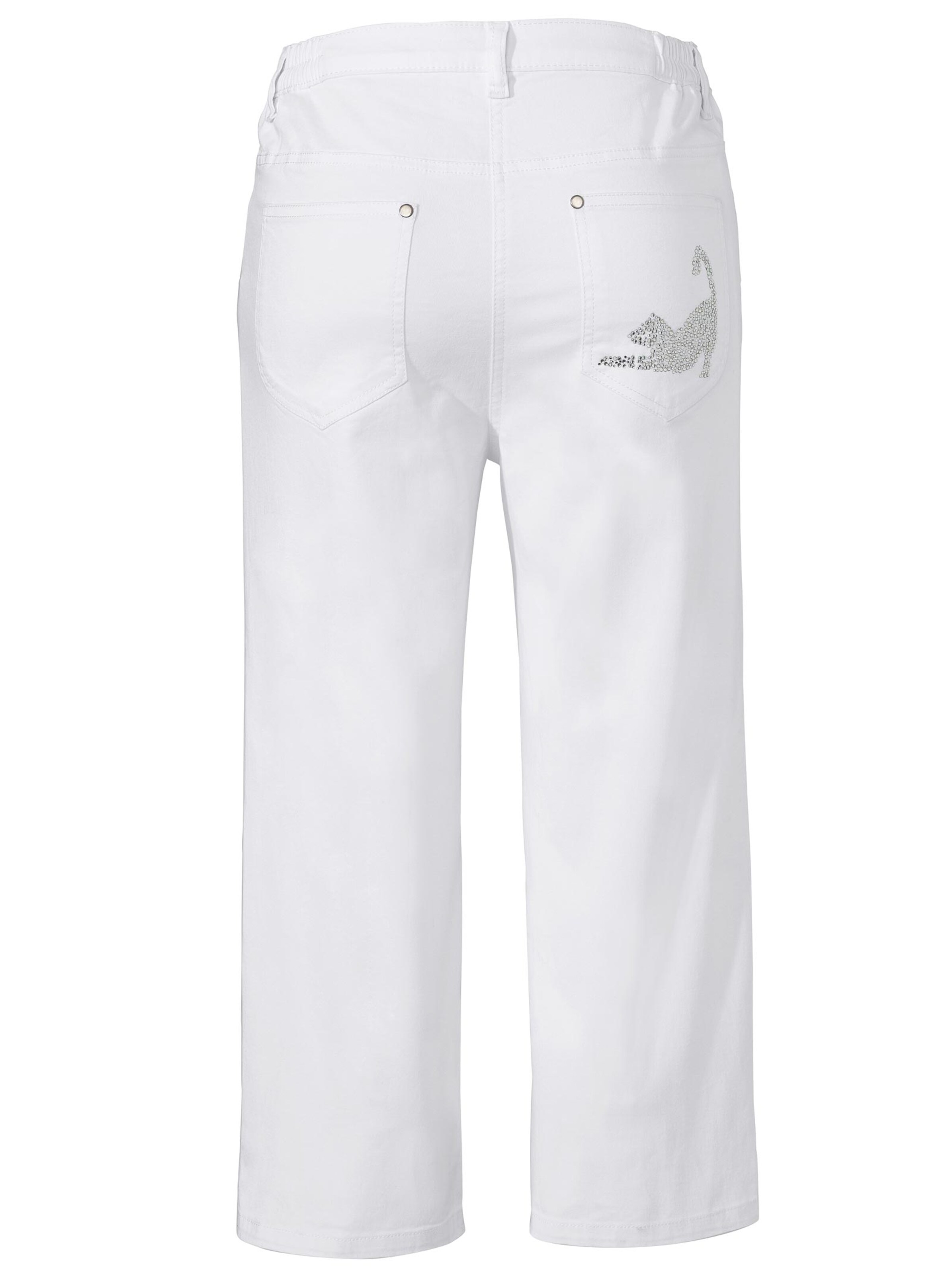Capri-Jeans - weiß