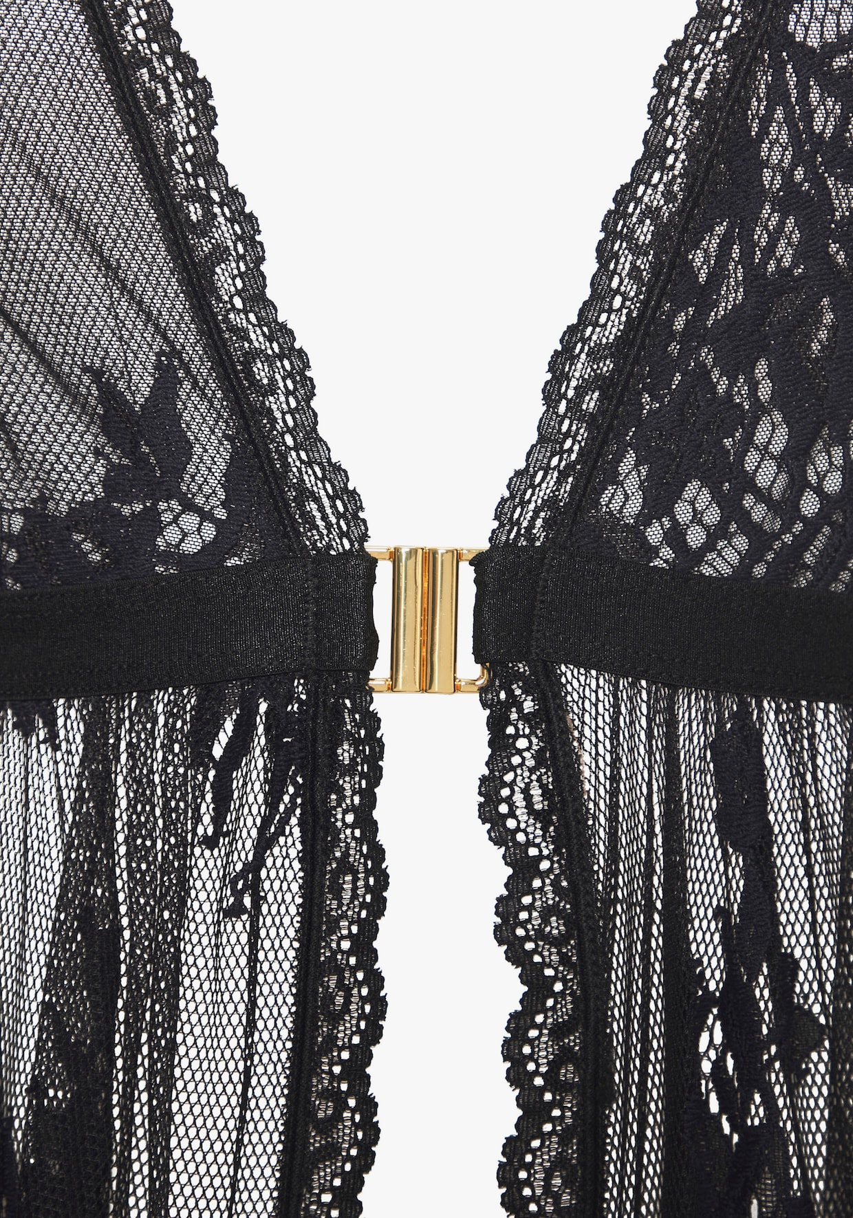 LASCANA Negligé - schwarz