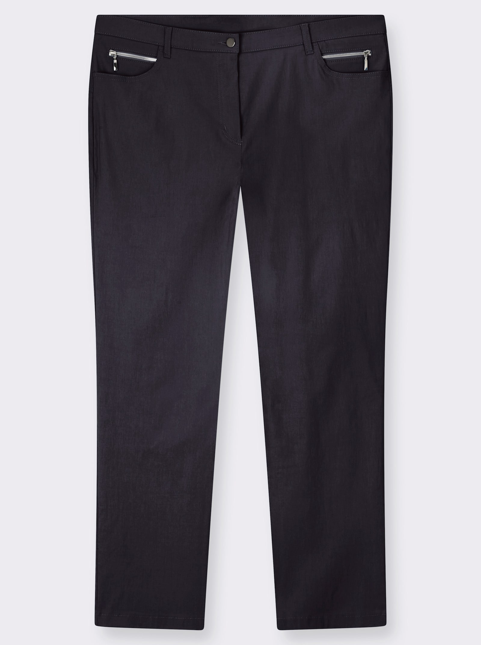 Stehmann Comfort line Stretch-Hose mit Zier-Taschen vorne - marine