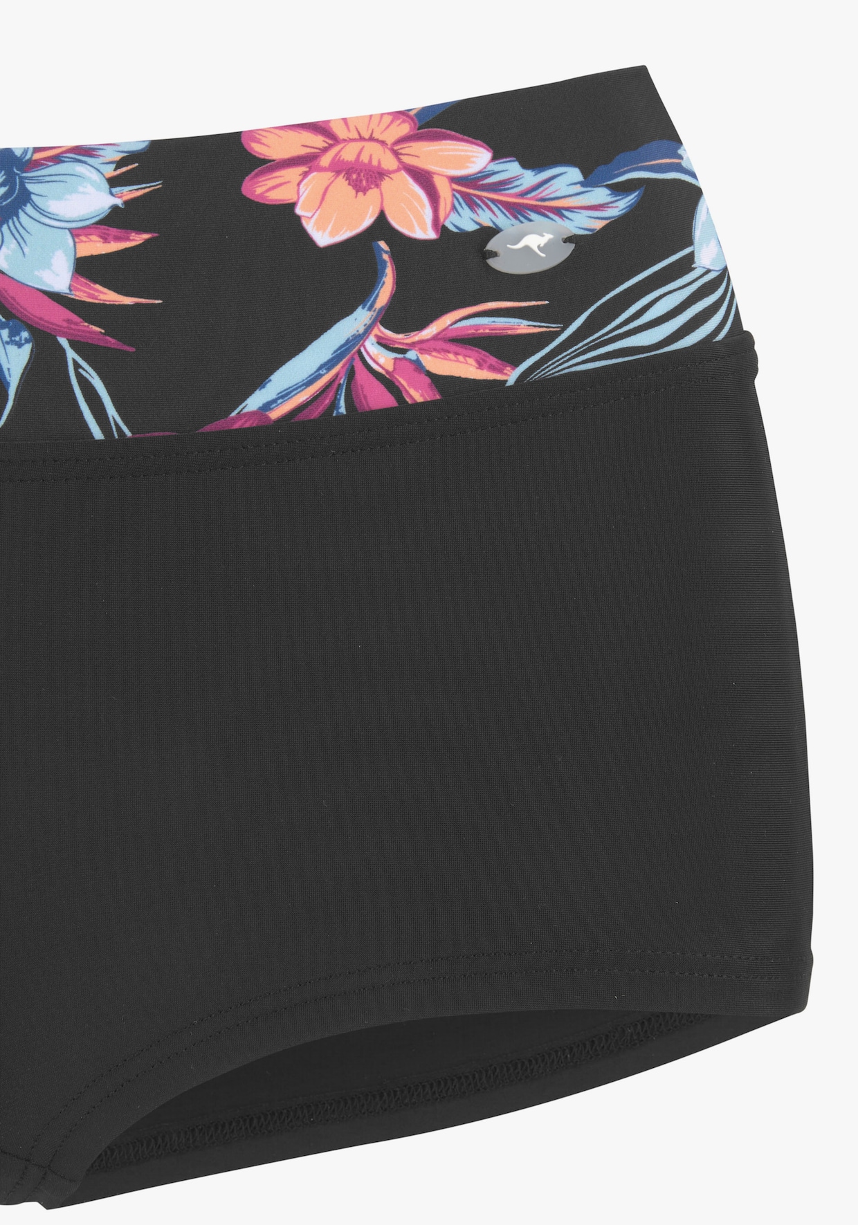 KangaROOS Bikini-Hotpants - schwarz-bedruckt