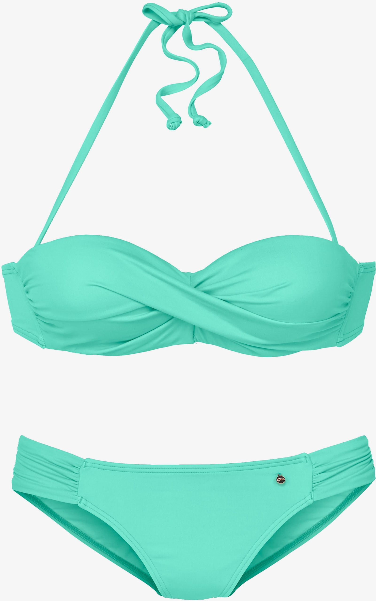 s.Oliver Bandeaubikini met beugel - turquoise