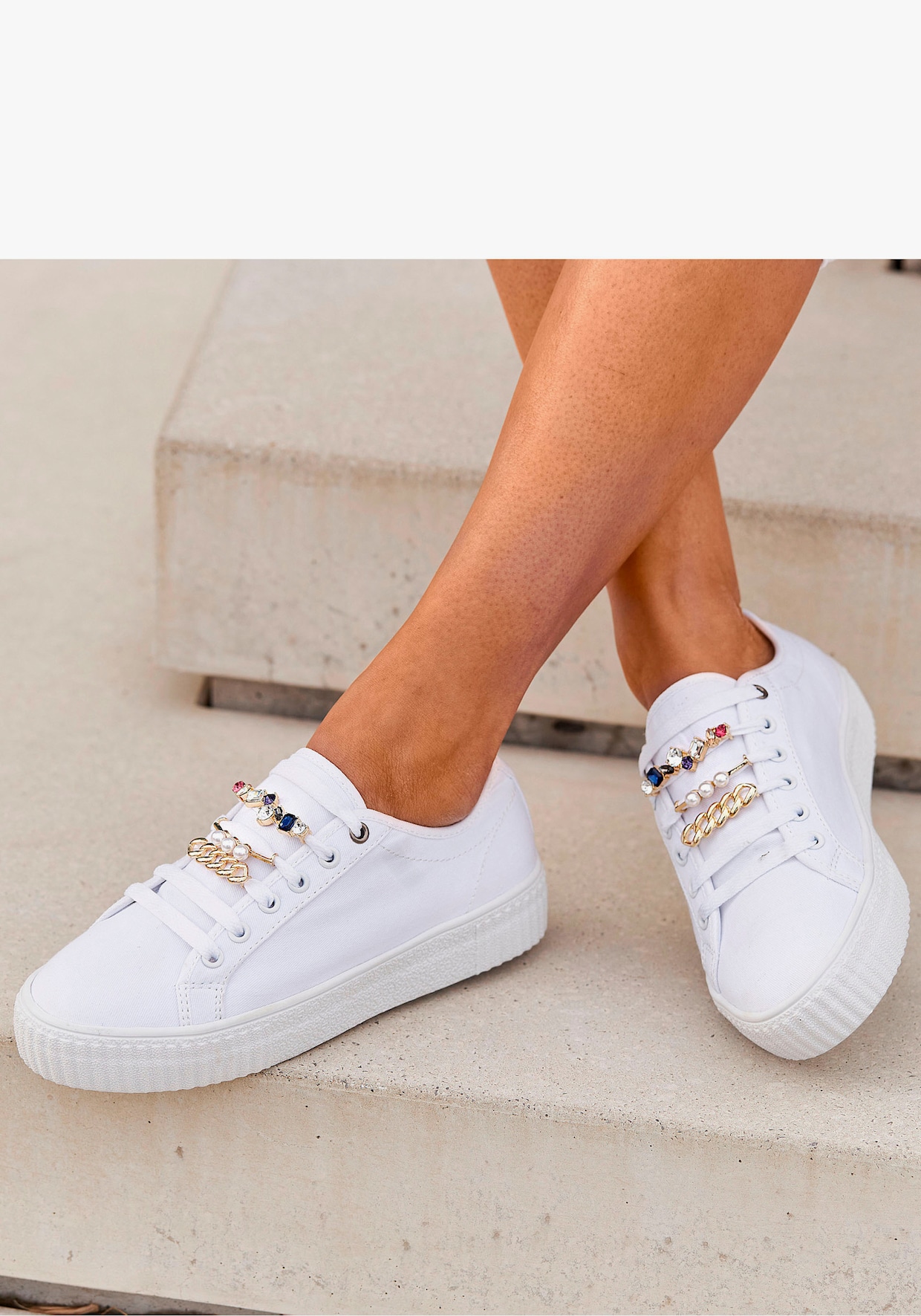 LASCANA Sneakers - blanc