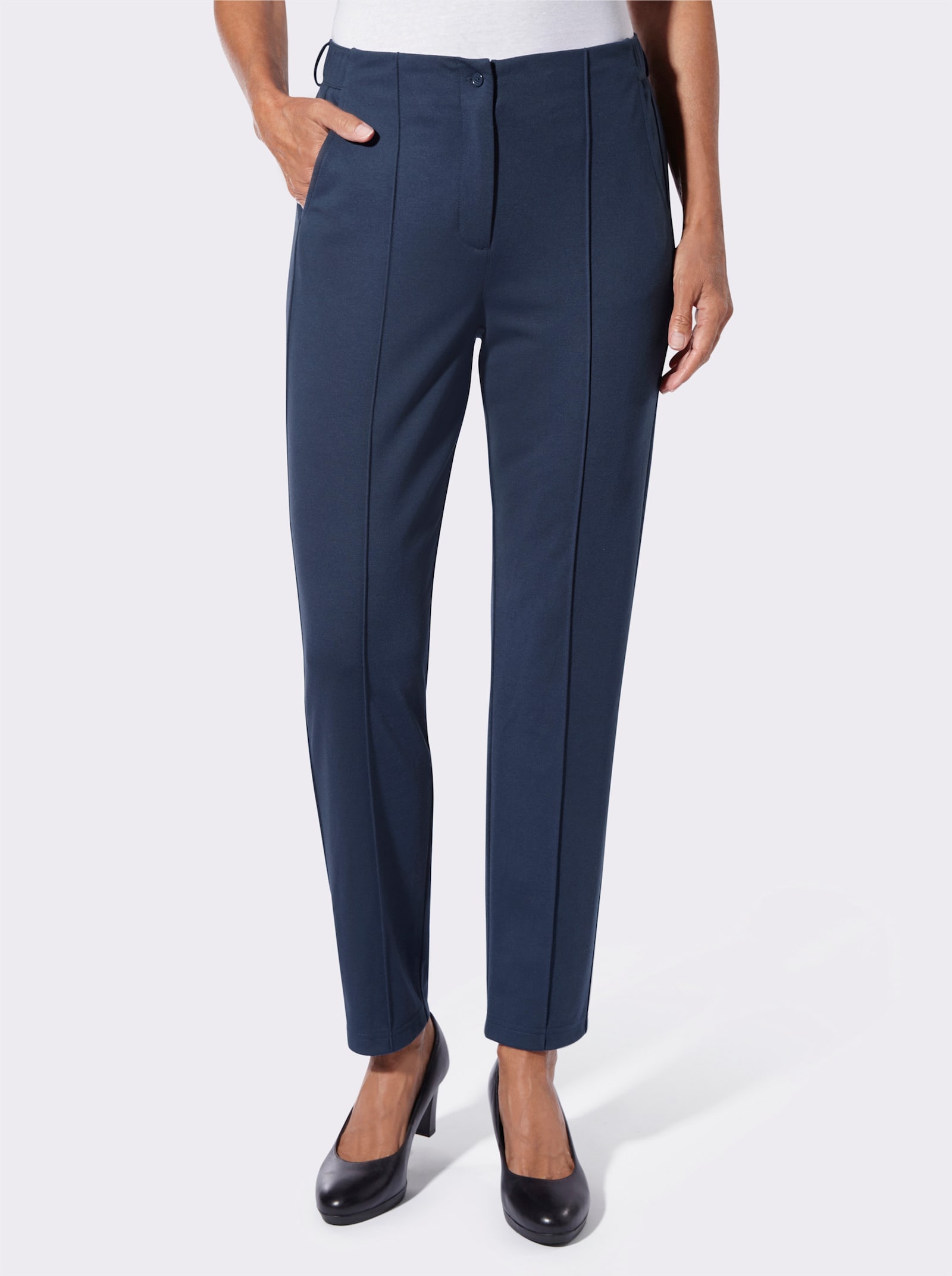 Džers.nohavice,pruž. pás vzadu - tmavomodrá