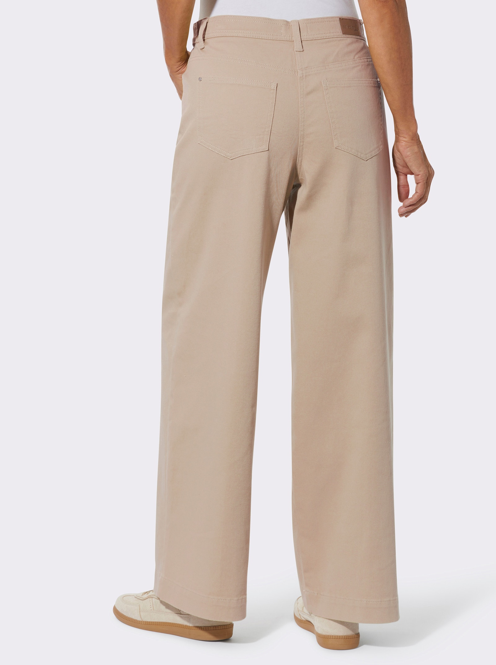 Hose in Baumwoll-Qualität - beige